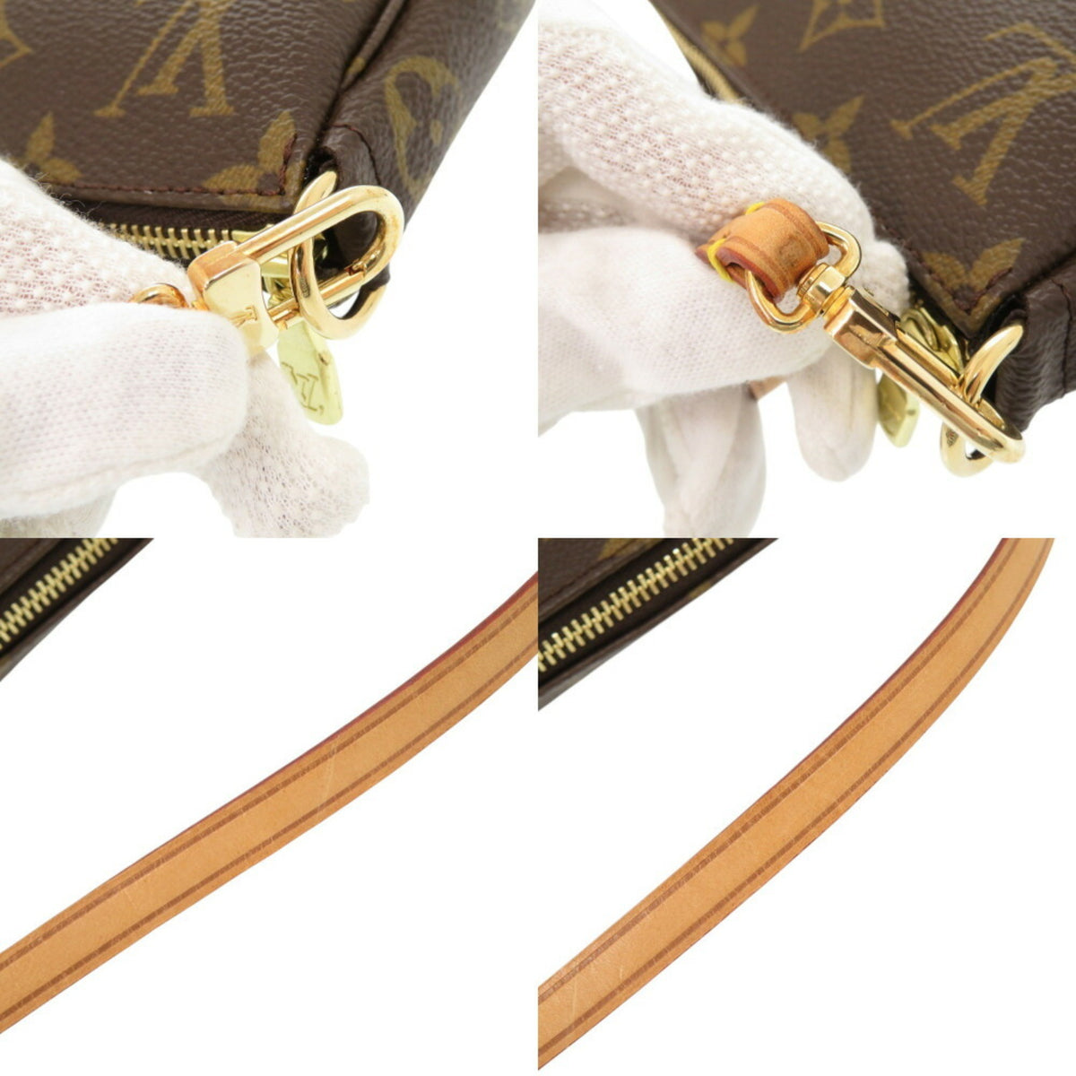 Louis Vuitton Brown Monogram Monogram Pochette Pouch (Pre-Owned)
