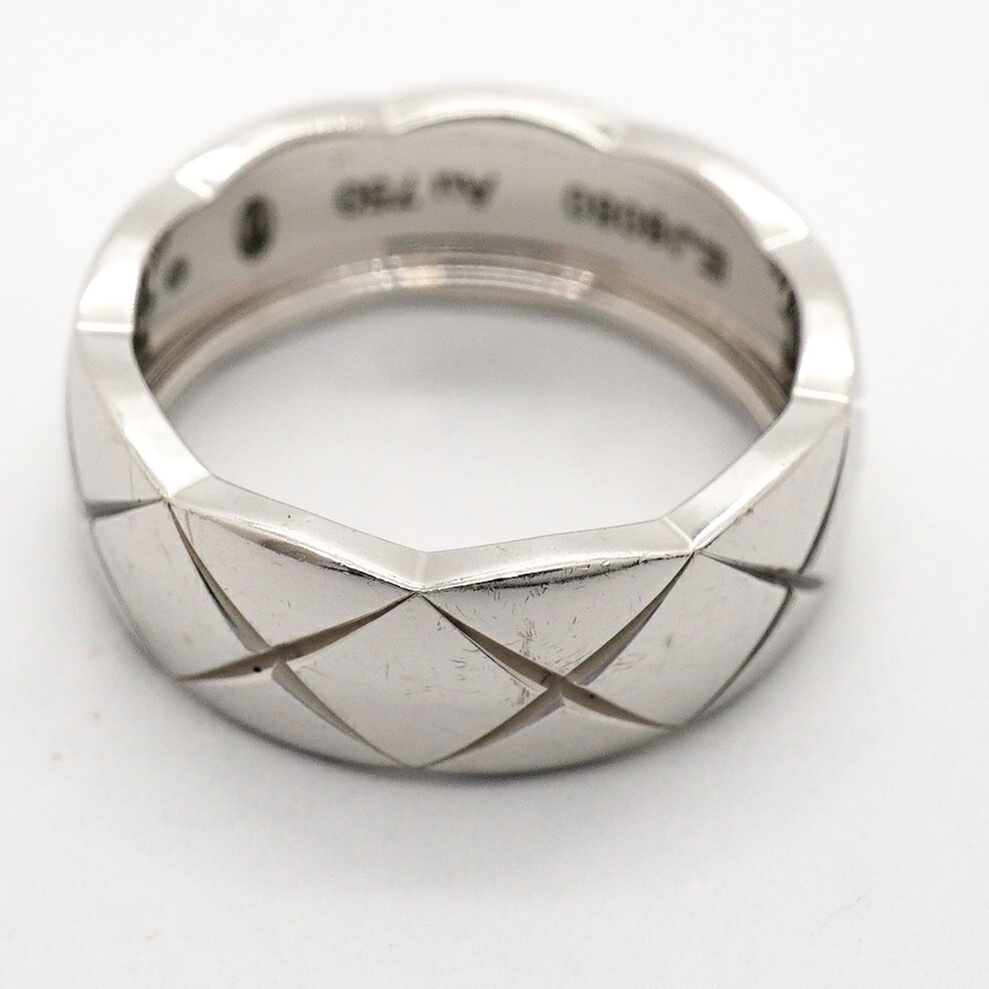 Chanel White Gold (18K) Band Ring (Pre-Owned)