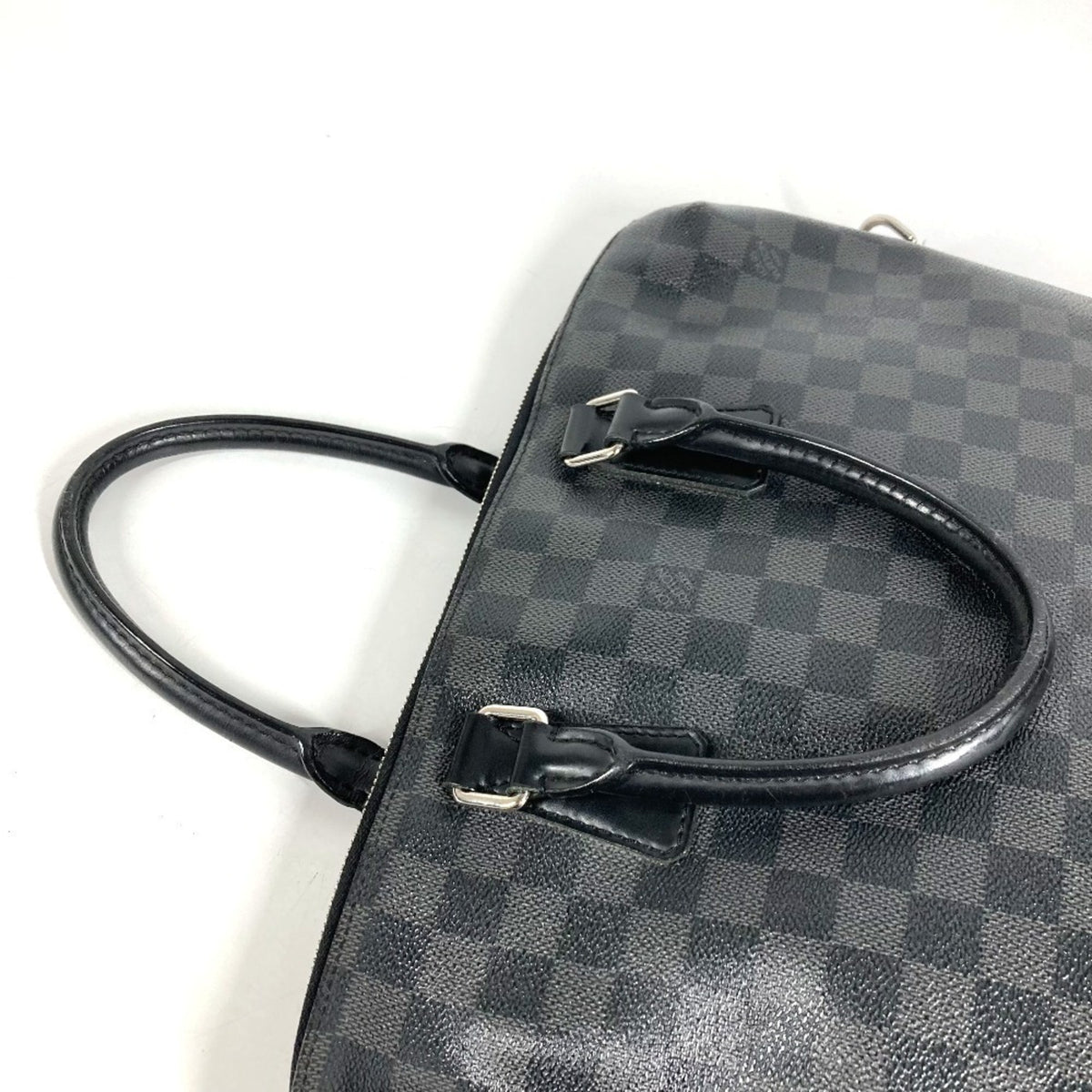 Louis Vuitton Black Damier Graphite Briefcase Handbag (Pre-Owned)