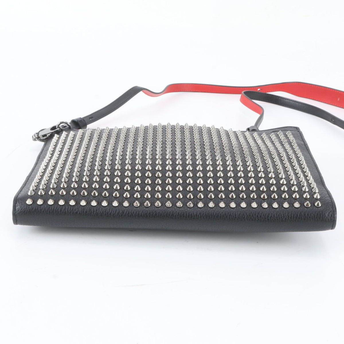 Christian Louboutin Black Leather Shoulder Bag (Pre-Owned)