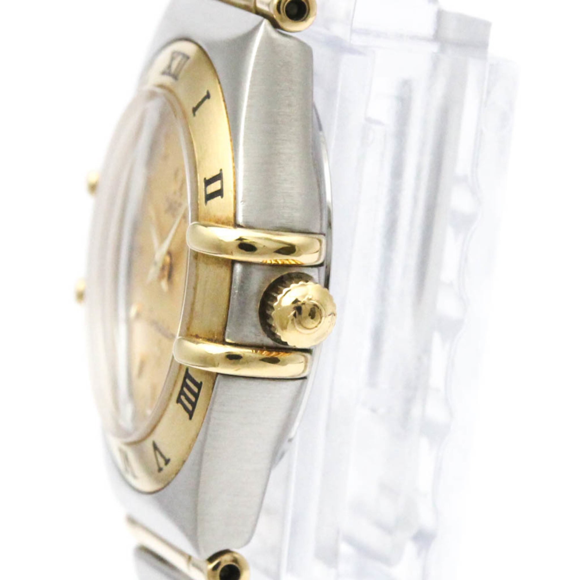 Omega Constellation Quartz Watch Stainless Steel And Yellow Gold Watch (Pre-Owned)