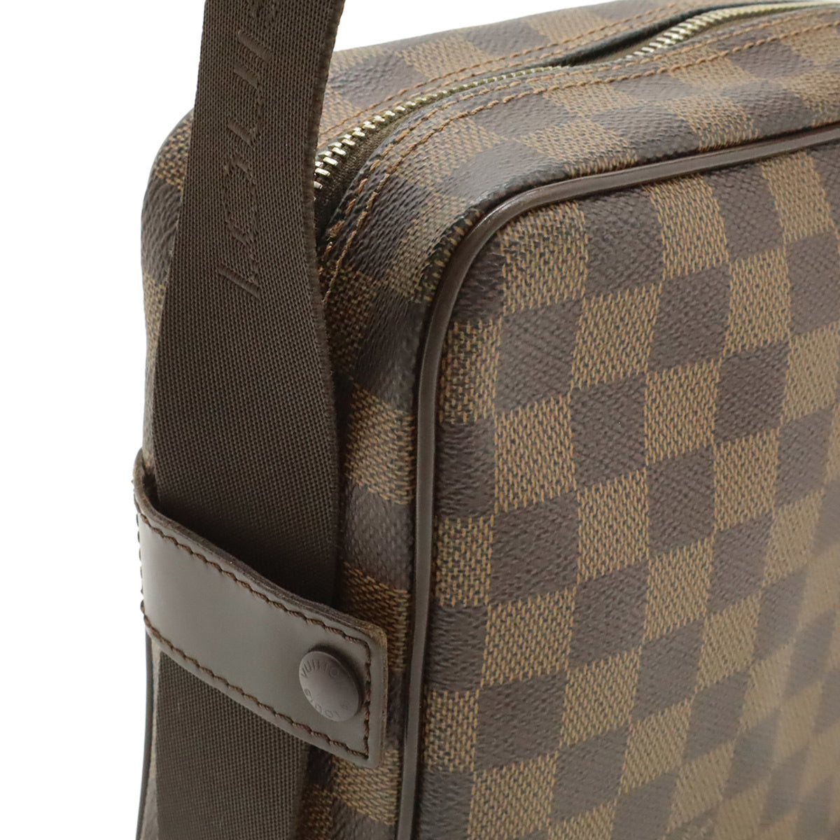 Louis Vuitton Damier Brown Pvc Pochette Shoulder Bag (Pre-Owned)