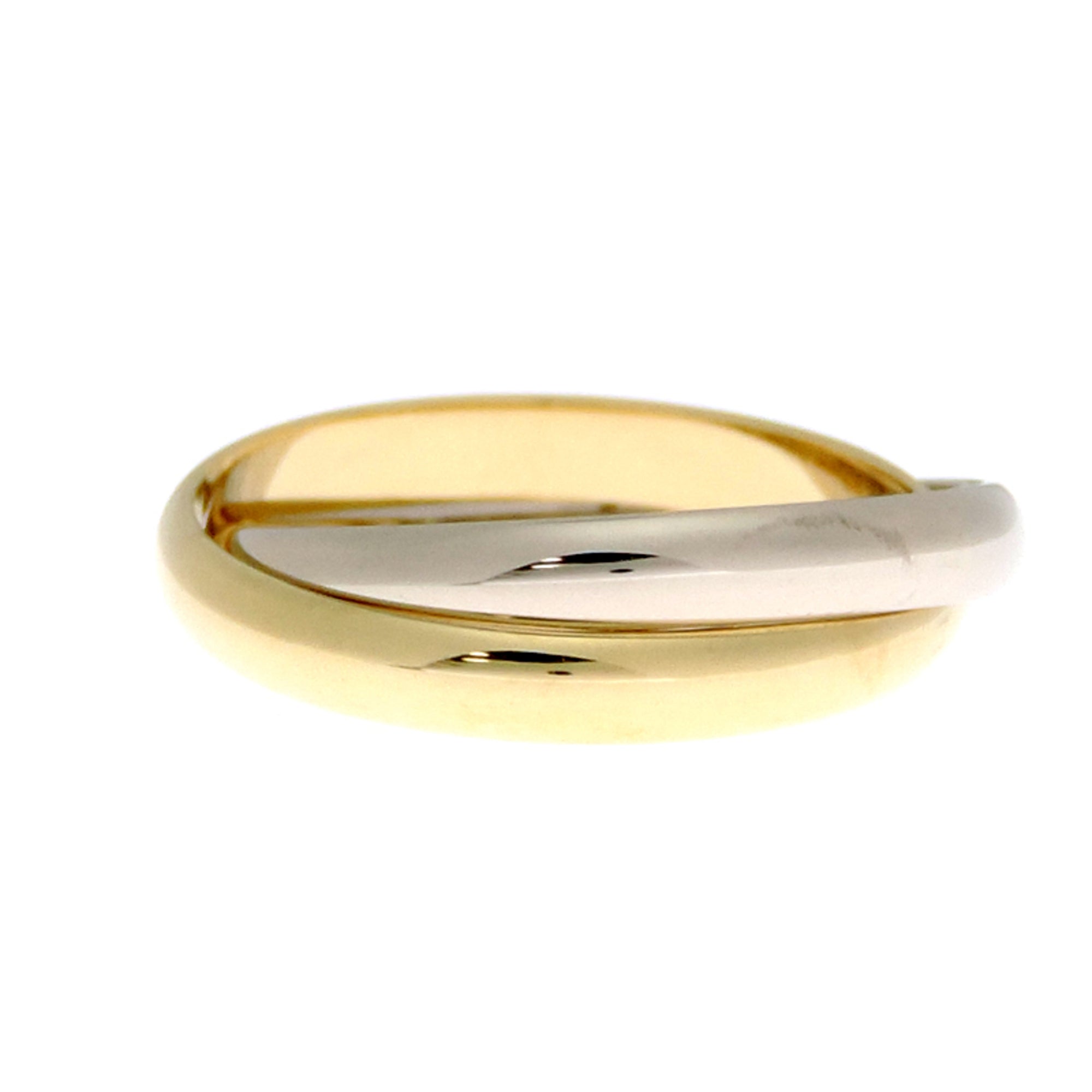 Cartier Yellow Gold (18K) White Gold (18K) Band Ring (Pre-Owned)