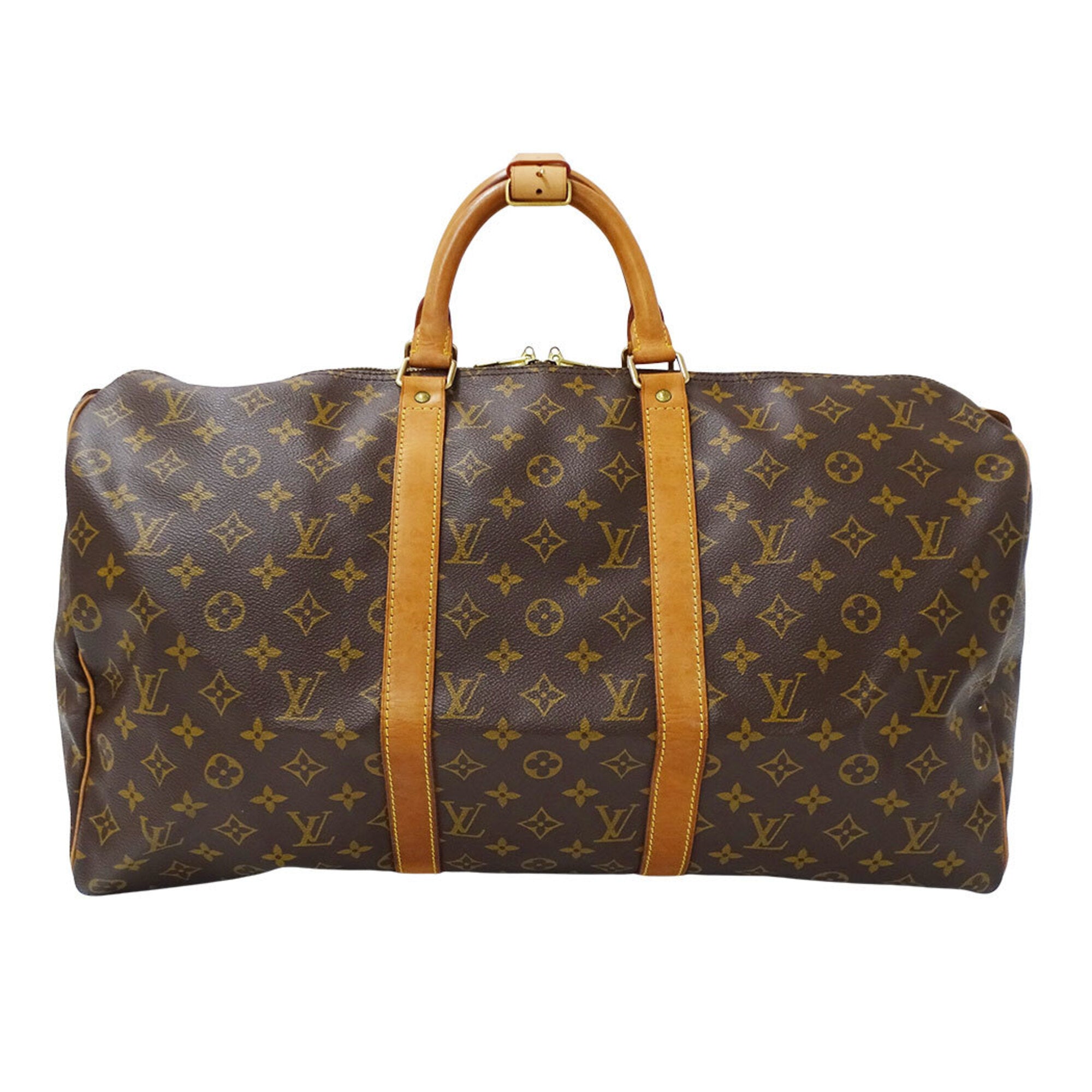 Louis Vuitton Brown Monogram Monogram Boston Bag Handbag (Pre-Owned)