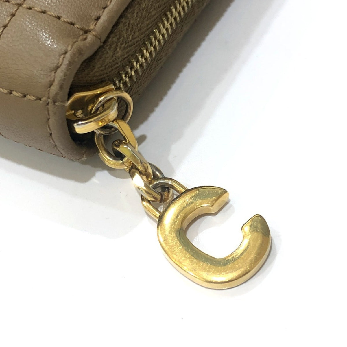 Celine Brown Leather Coin Purse/Coin Case (Pre-Owned)