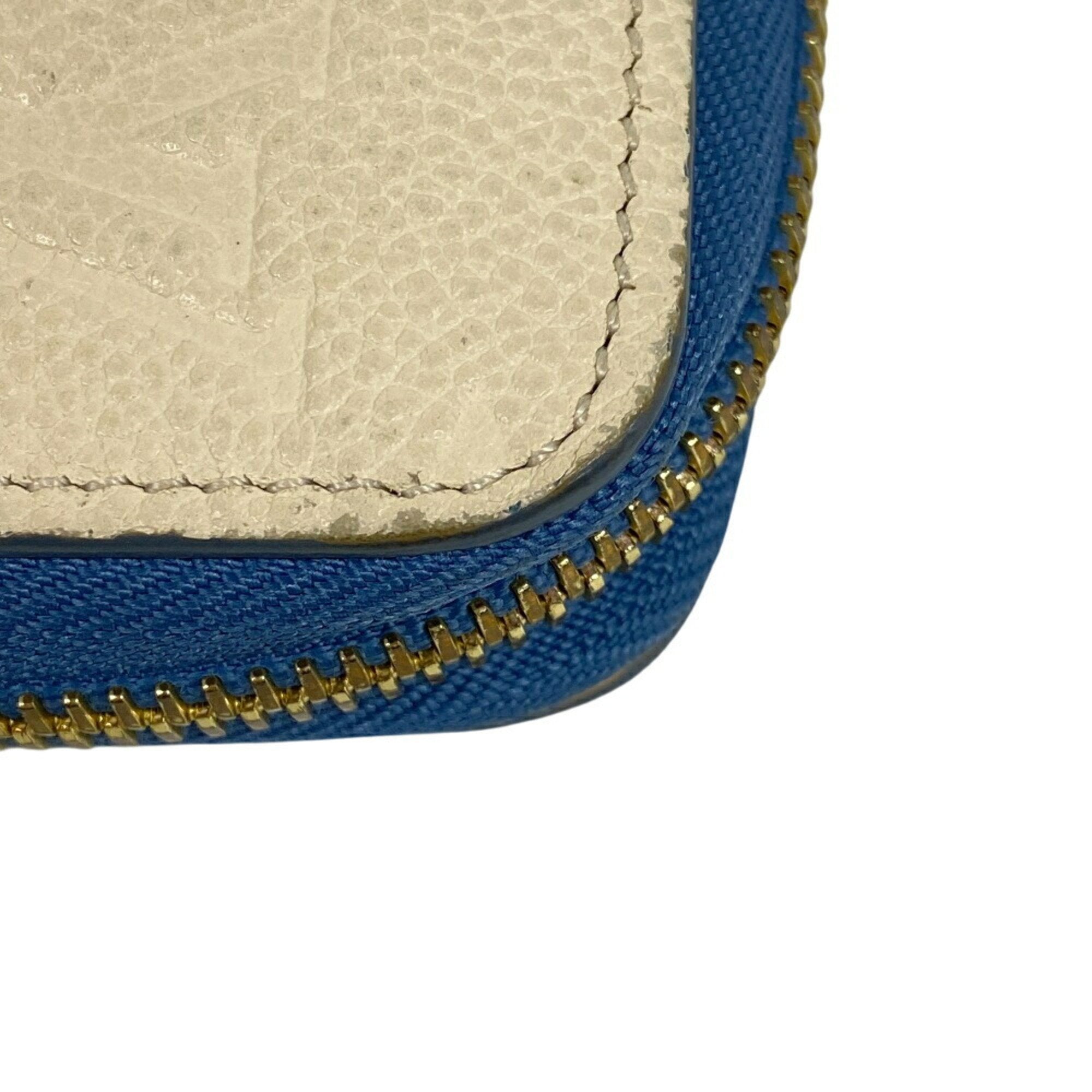 Louis Vuitton Ivory Leather Long Wallet (Bi-Fold) (Pre-Owned)