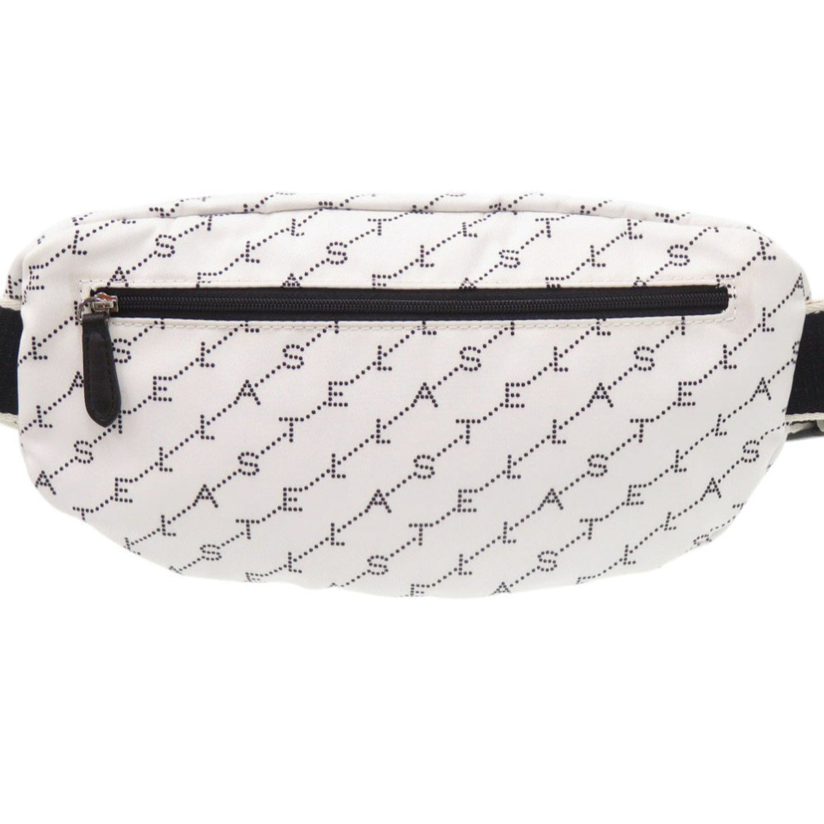 Stella Mccartney Black White Nylon Fanny Pack Sling Bag (Pre-Owned)