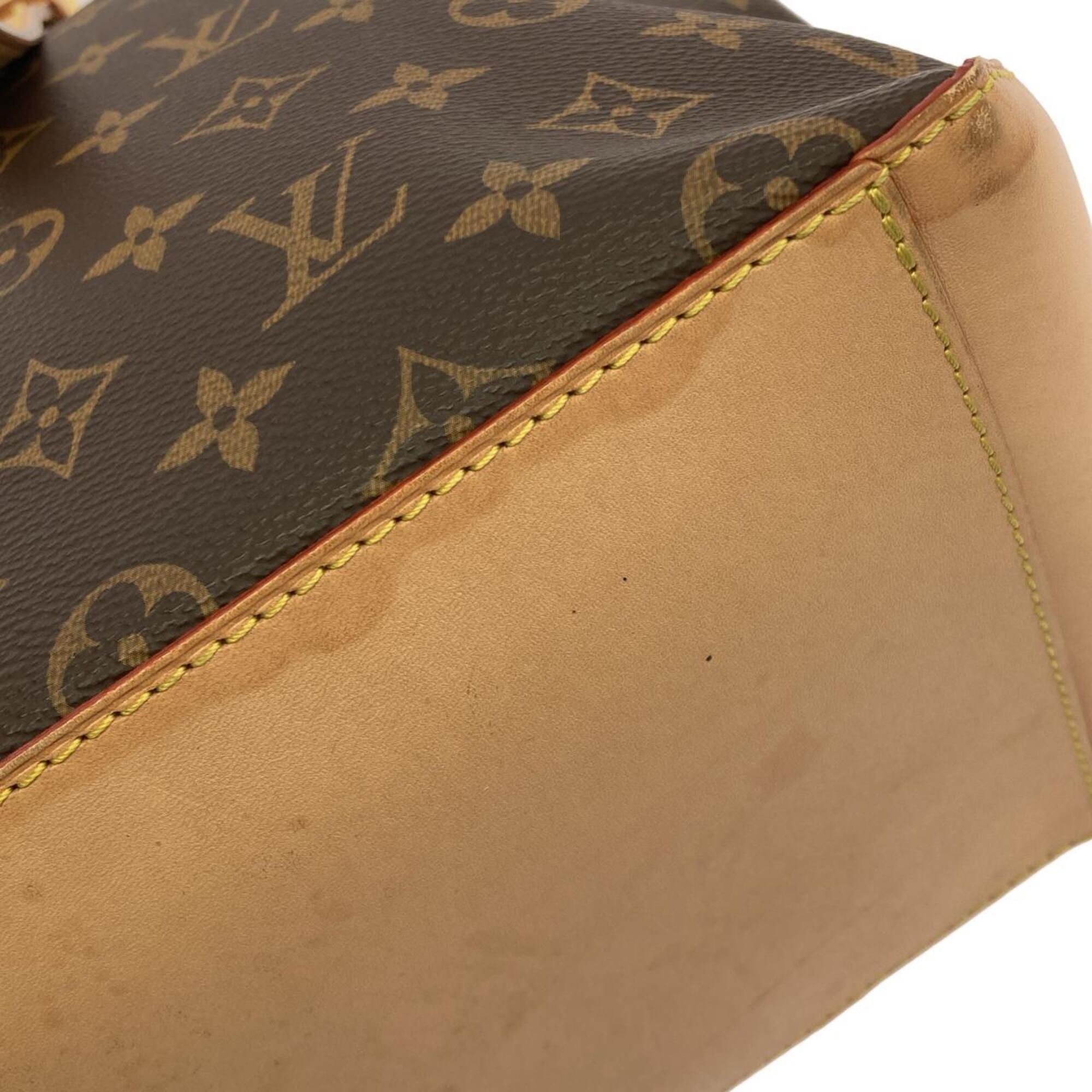 Louis Vuitton Marron Coated Canvas Shoulder Bag (Pre-Owned)