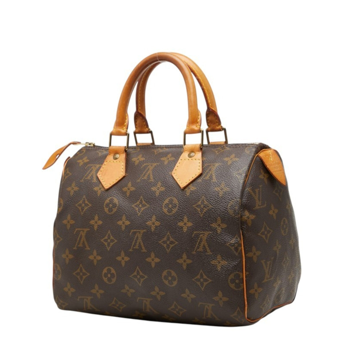 Louis Vuitton Brown Pvc Leather Boston Bag Handbag (Pre-Owned)