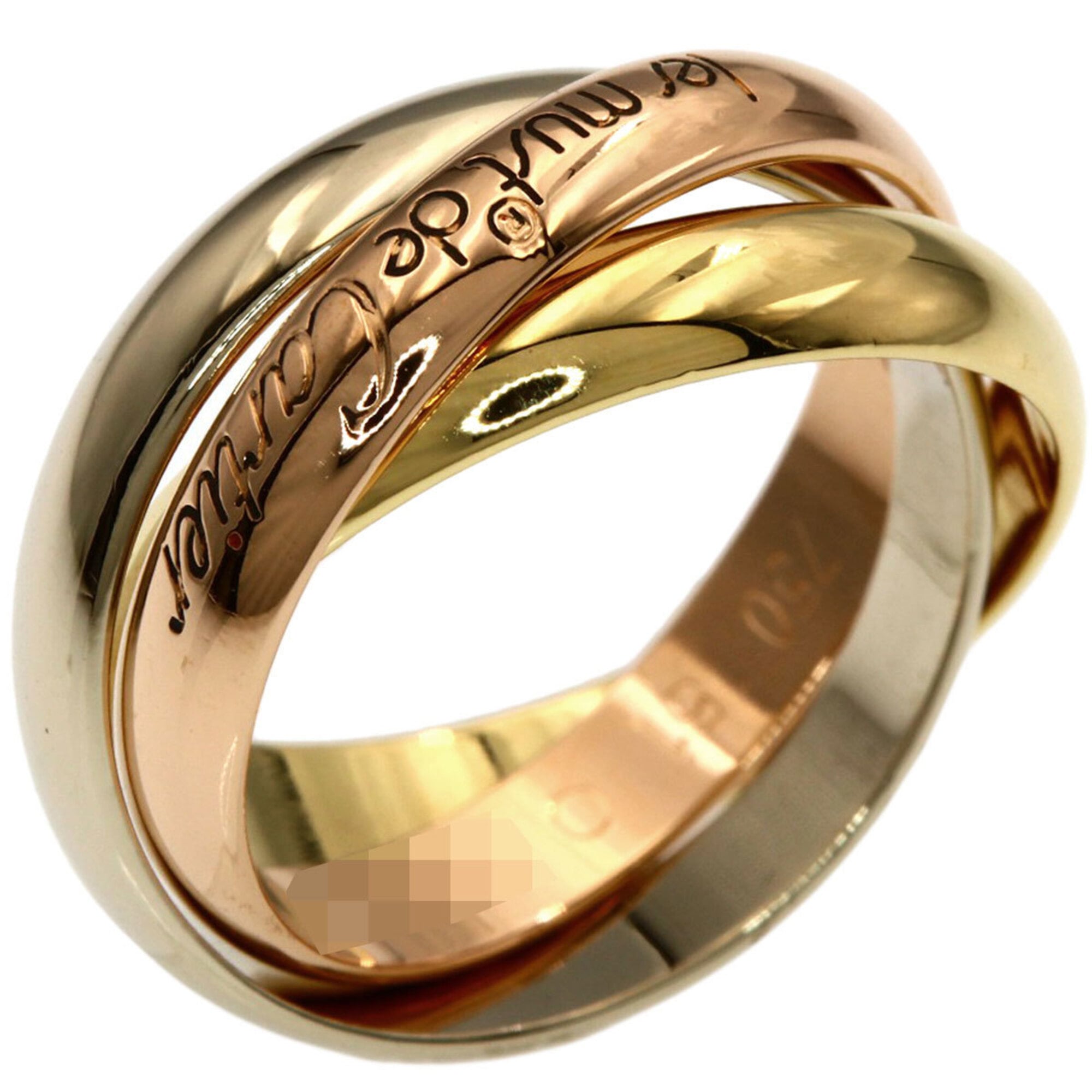 Cartier Yellow Gold (18K) Pink Gold (18K) White Gold (18K) Band Ring (Pre-Owned)