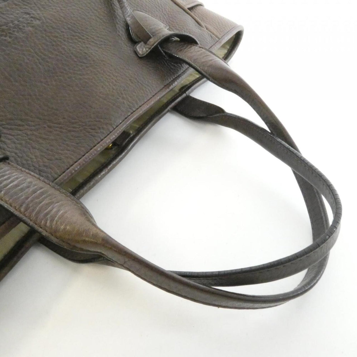 Loewe Dark Brown Leather Handbag (Pre-Owned)