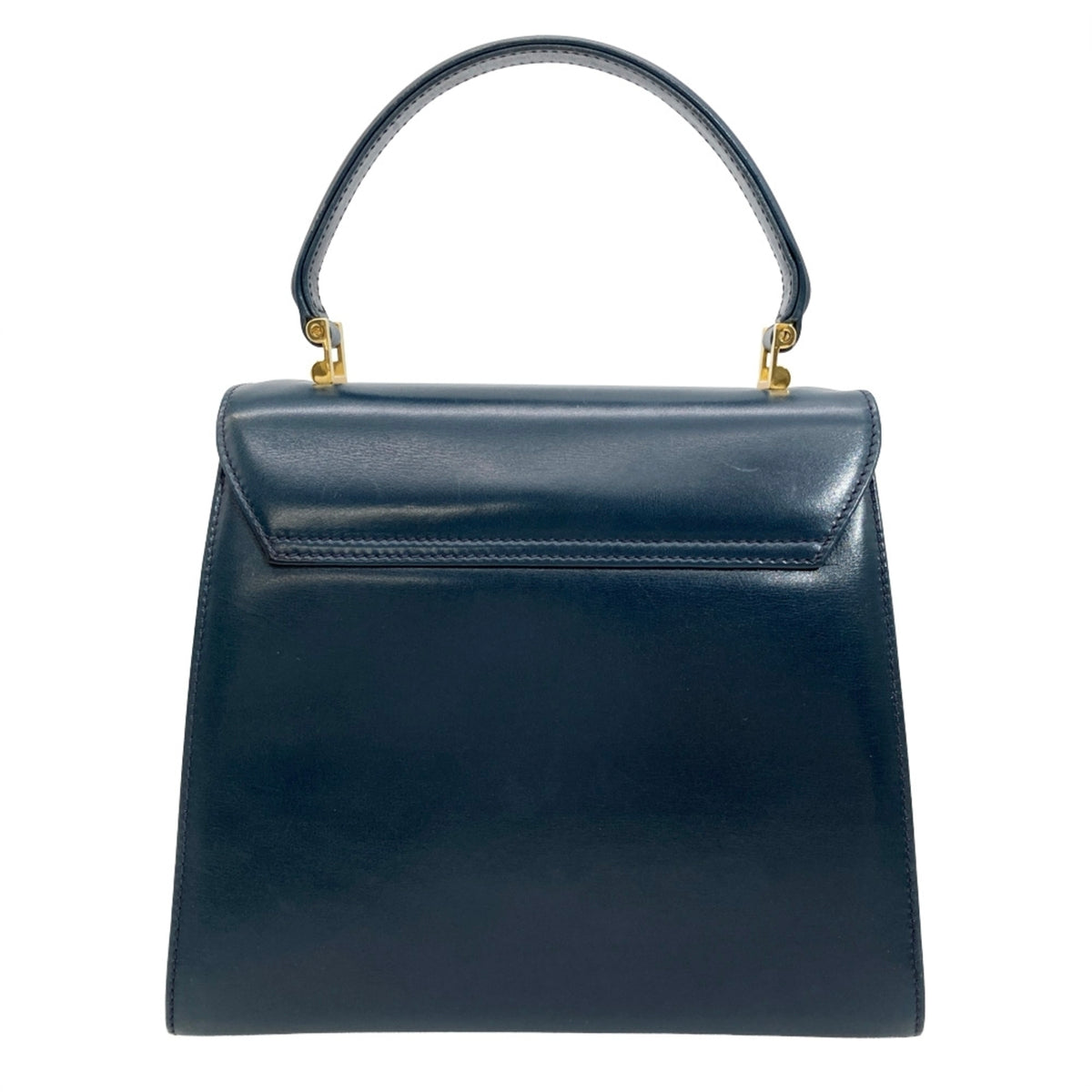 Tiffany Navy Leather Handbag (Pre-Owned)