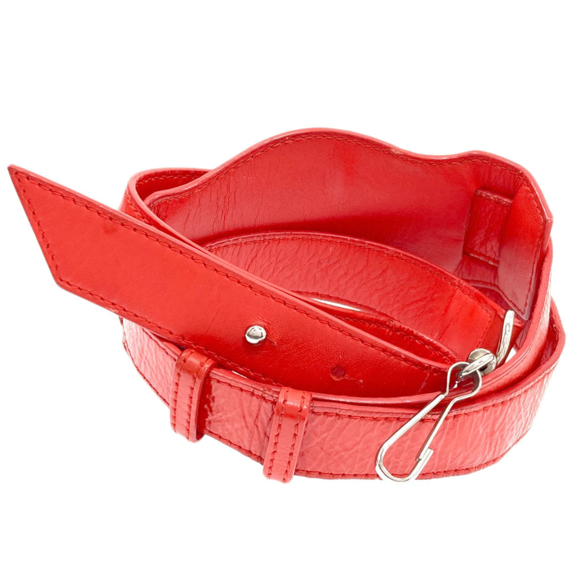 Balenciaga Red Color Leather Handbag (Pre-Owned)