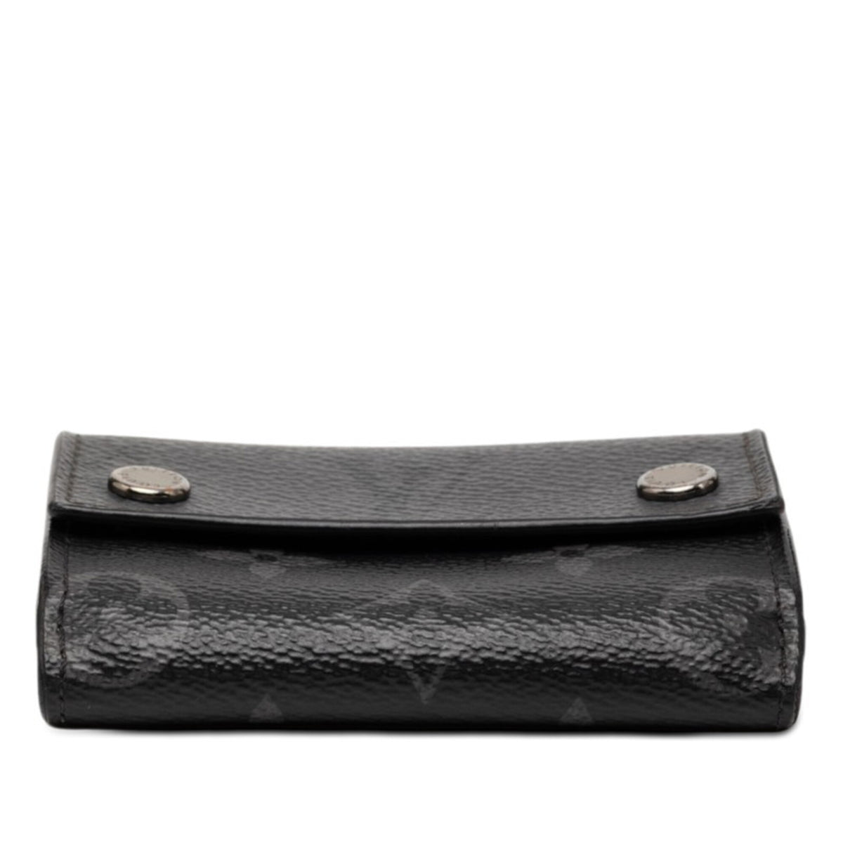 Louis Vuitton Gray Leather Pvc Wallet (Tri-Fold) (Pre-Owned)