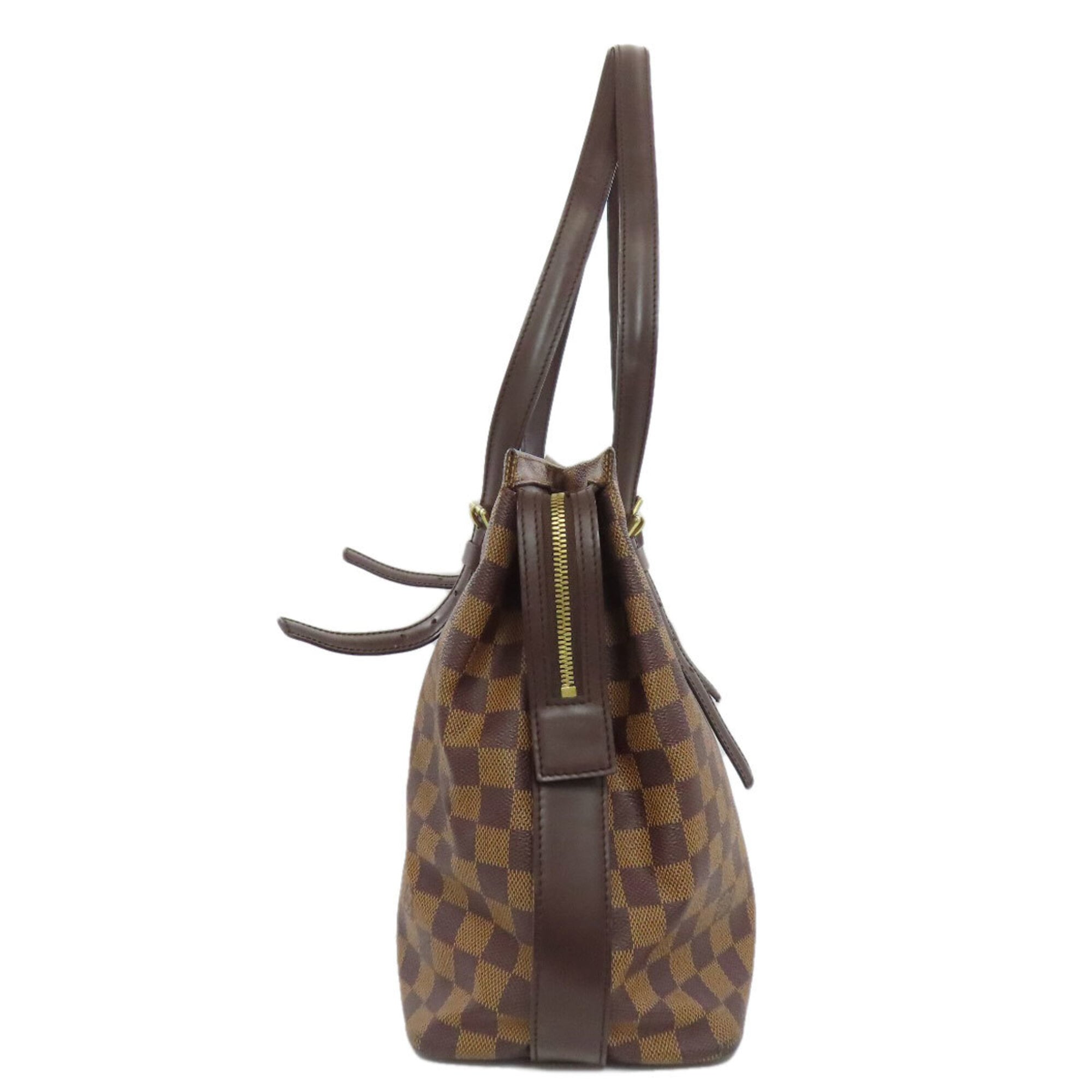 Louis Vuitton Damier Damier Canvas Ebene Damier Canvas Tote Bag (Pre-Owned)