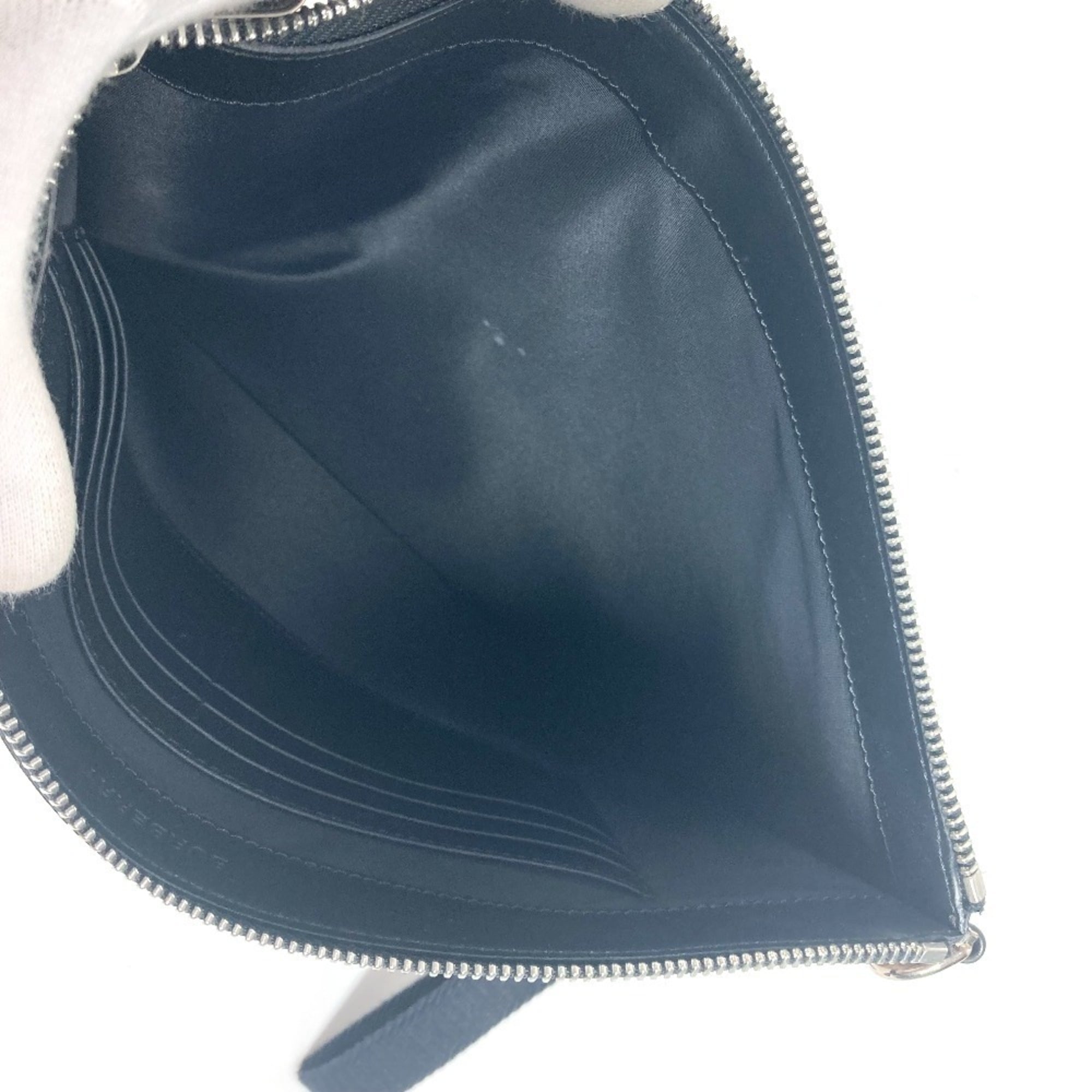 Burberry Beige Black Nylon Clutch Bag Pouch (Pre-Owned)