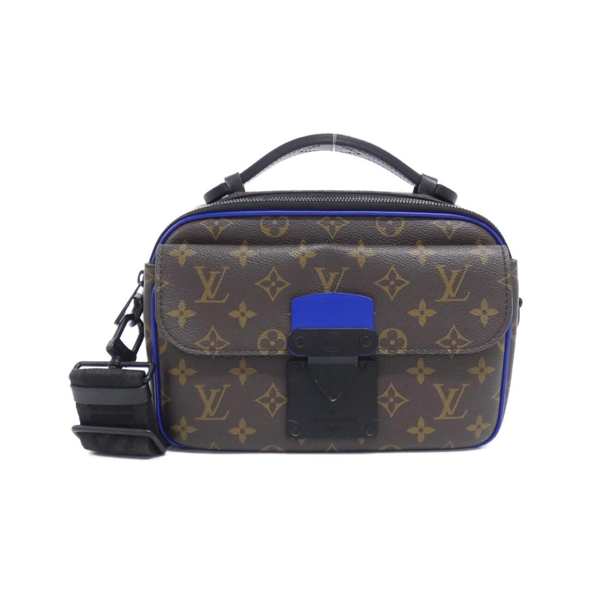 Louis Vuitton Blue Marron Coated Canvas Shoulder Bag (Pre-Owned)