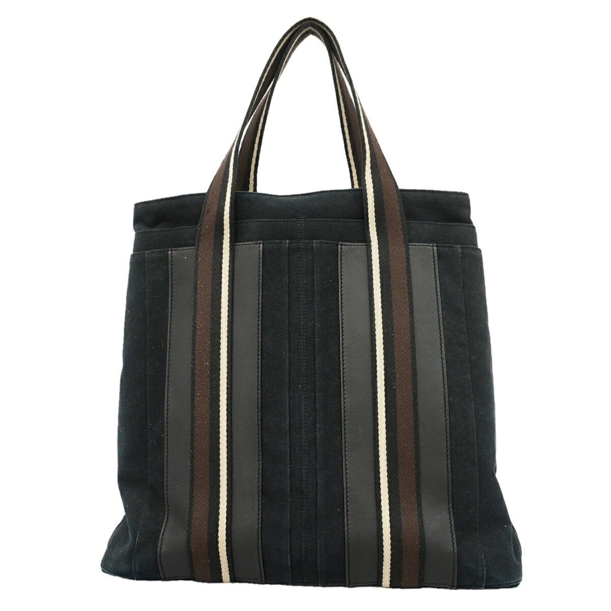 Hermes Black Canvas Tote Bag (Pre-Owned)