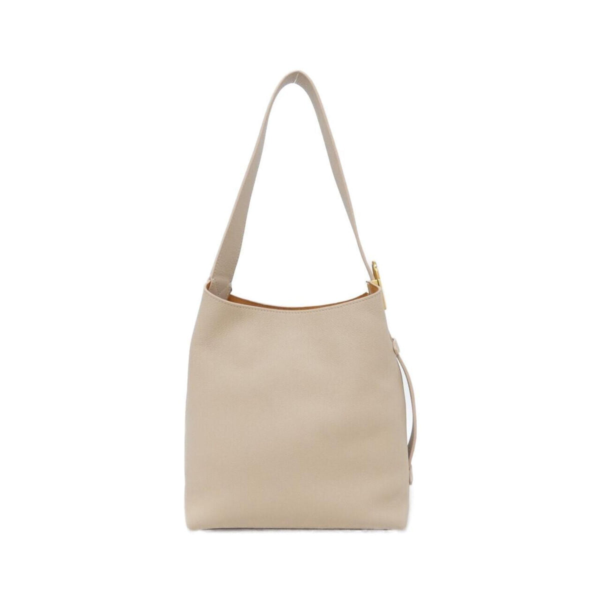 Louis Vuitton Gold Leather Shoulder Bag (Pre-Owned)