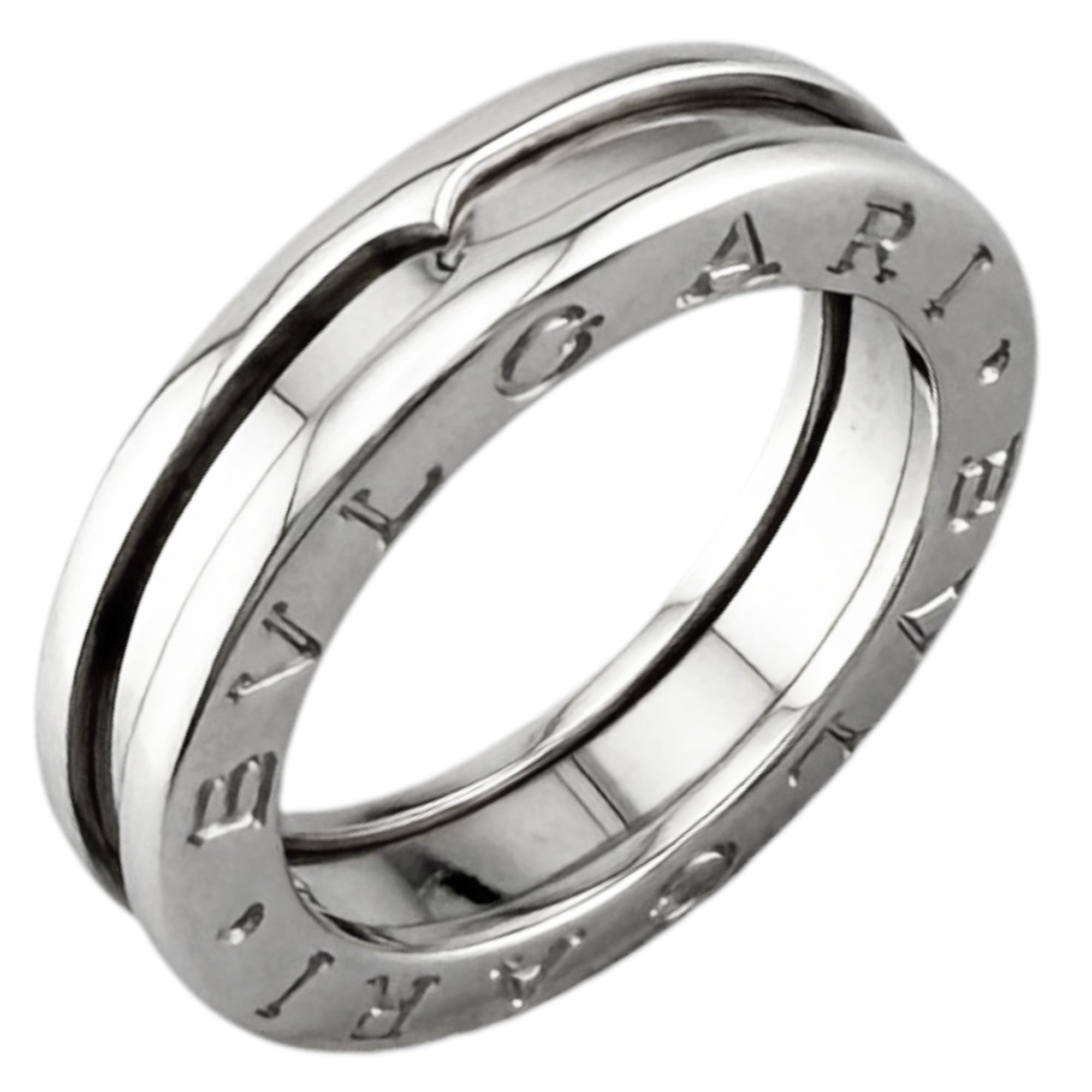 Bvlgari White Gold White Gold (18K) Band Ring (Pre-Owned)