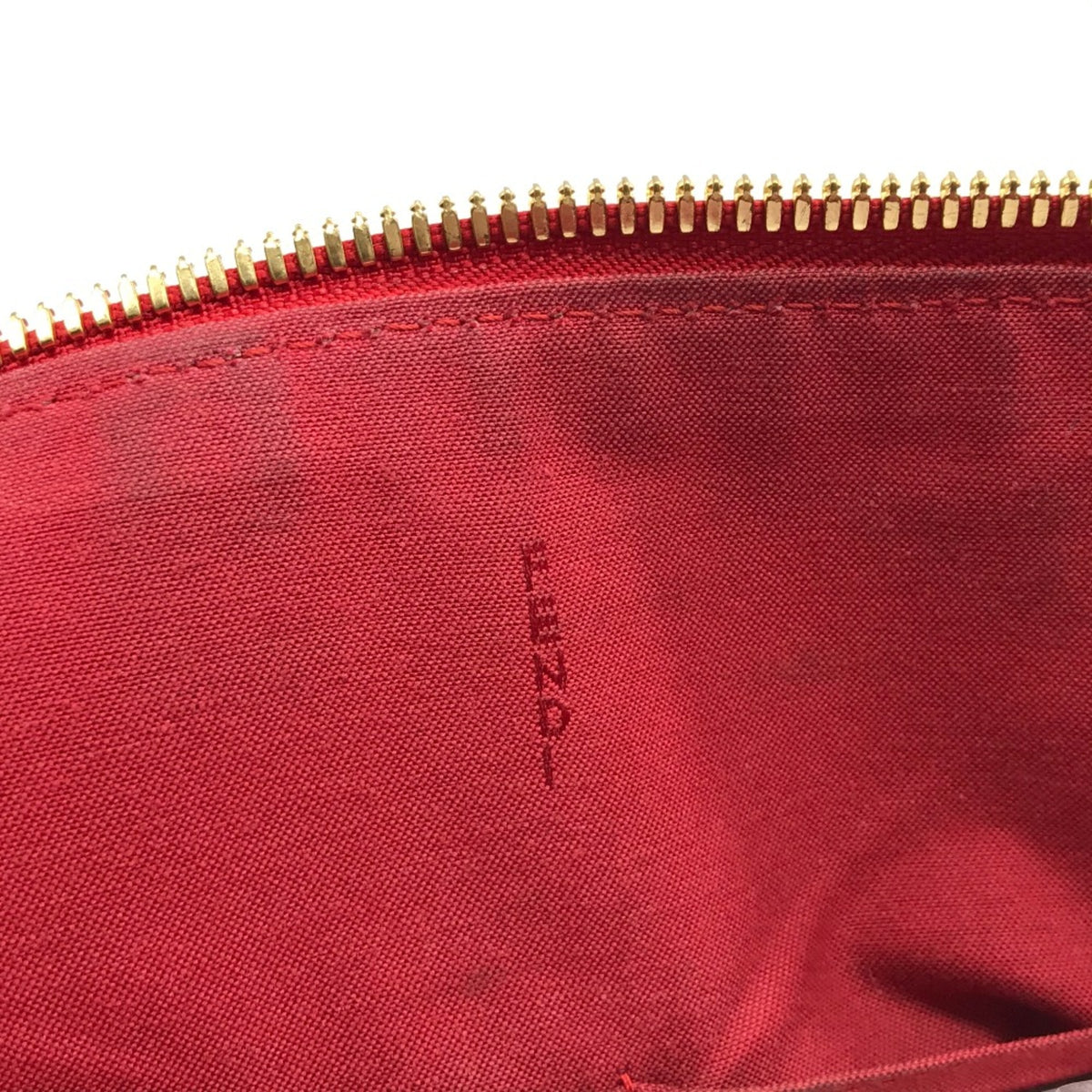 Fendi Red Leather Handbag (Pre-Owned)