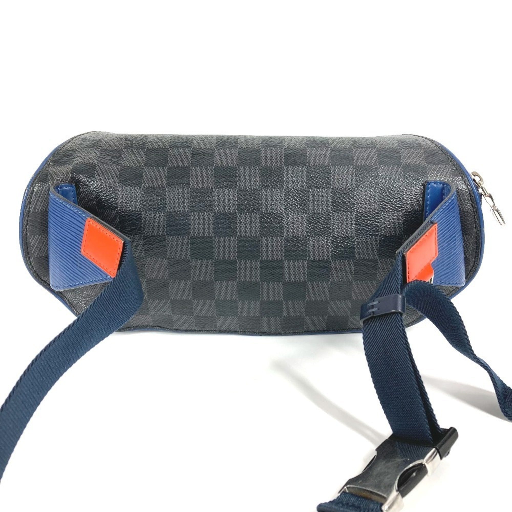 Louis Vuitton Gray Navy Damier Graphite Fanny Pack (Pre-Owned)