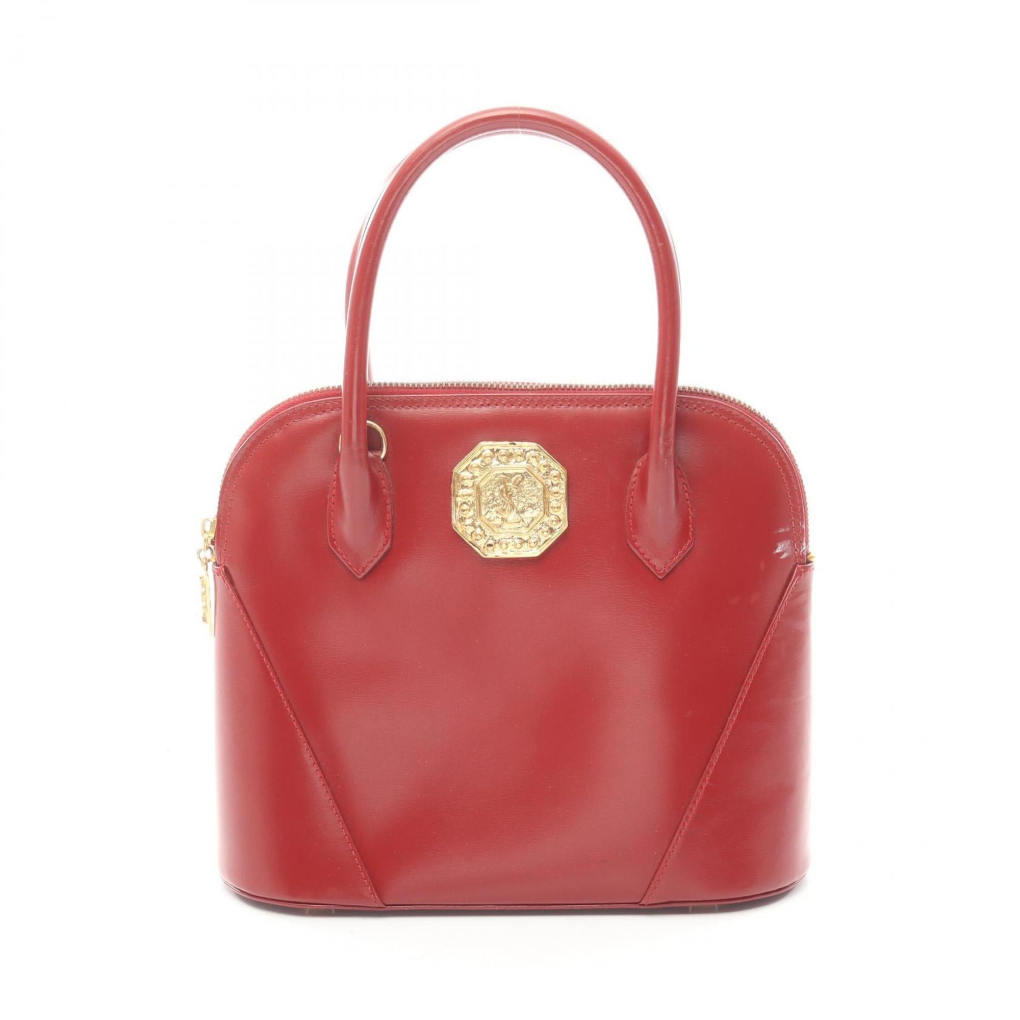 Yves Saint Laurent Red Color Leather Handbag (Pre-Owned)