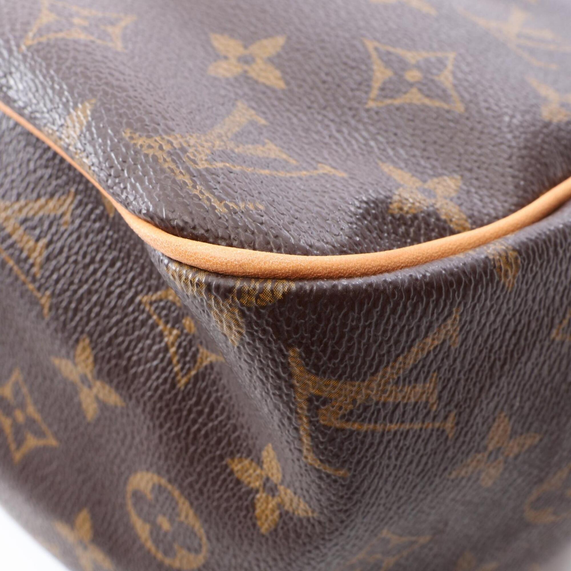 Louis Vuitton Brown Pvc Leather Handbag Shoulder Bag (Pre-Owned)