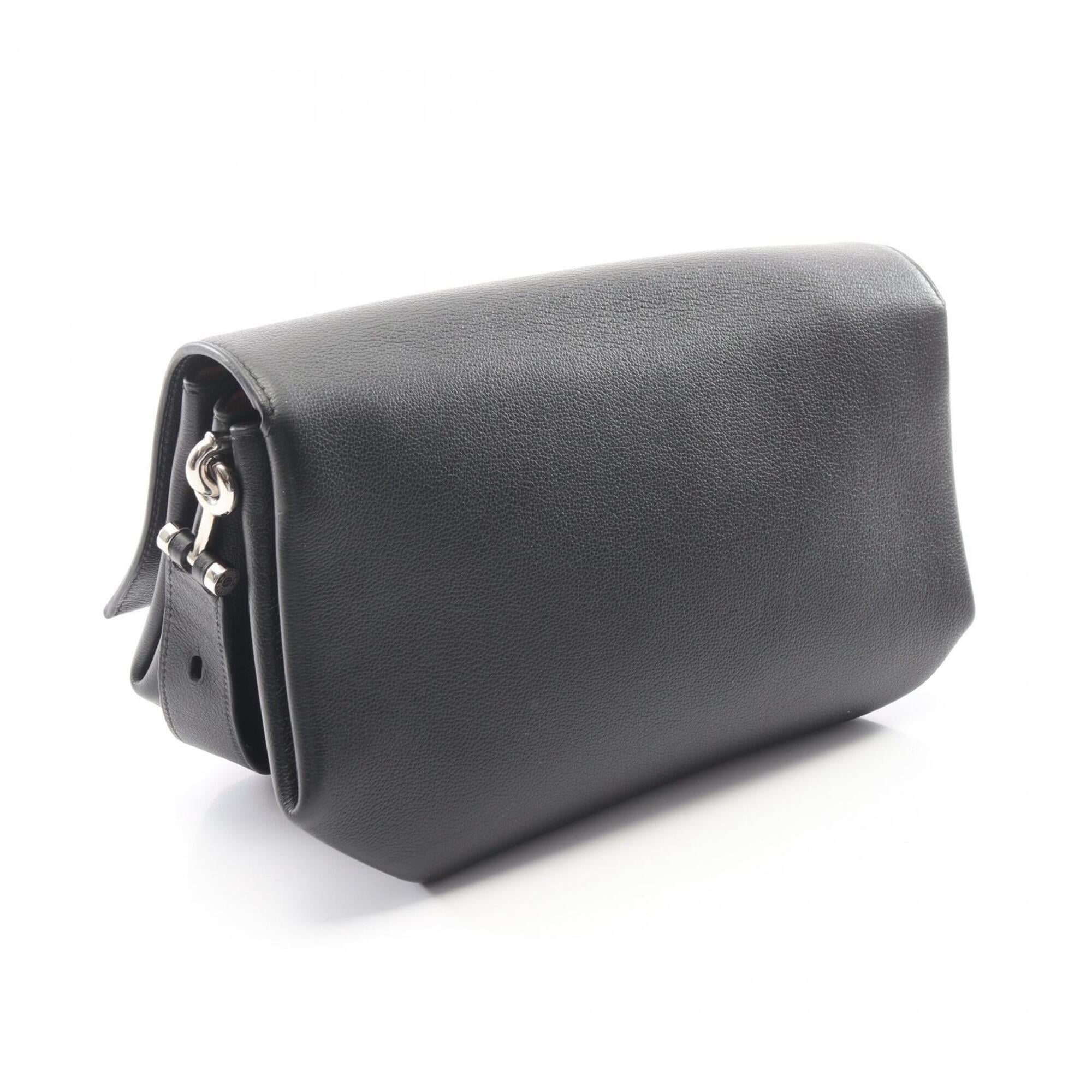 Hermes Black Handbag Shoulder Bag (Pre-Owned)