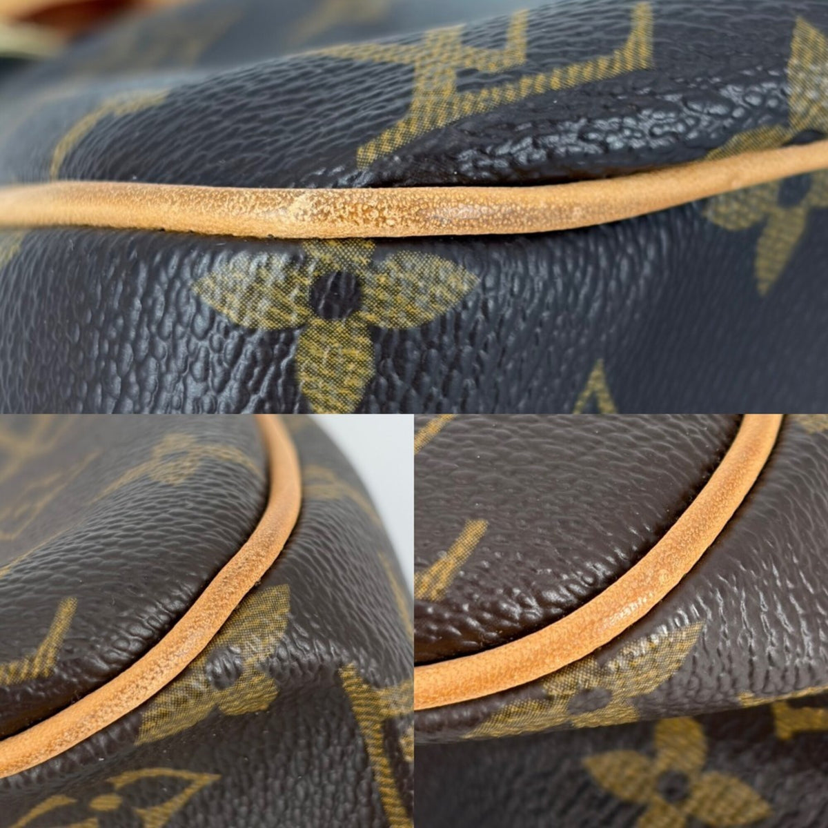 Louis Vuitton Brown Monogram Canvas Handbag Tote Bag (Pre-Owned)