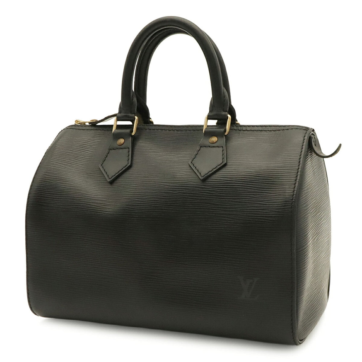 Louis Vuitton Black Galle Noir Epi Leather Boston Bag Handbag (Pre-Owned)