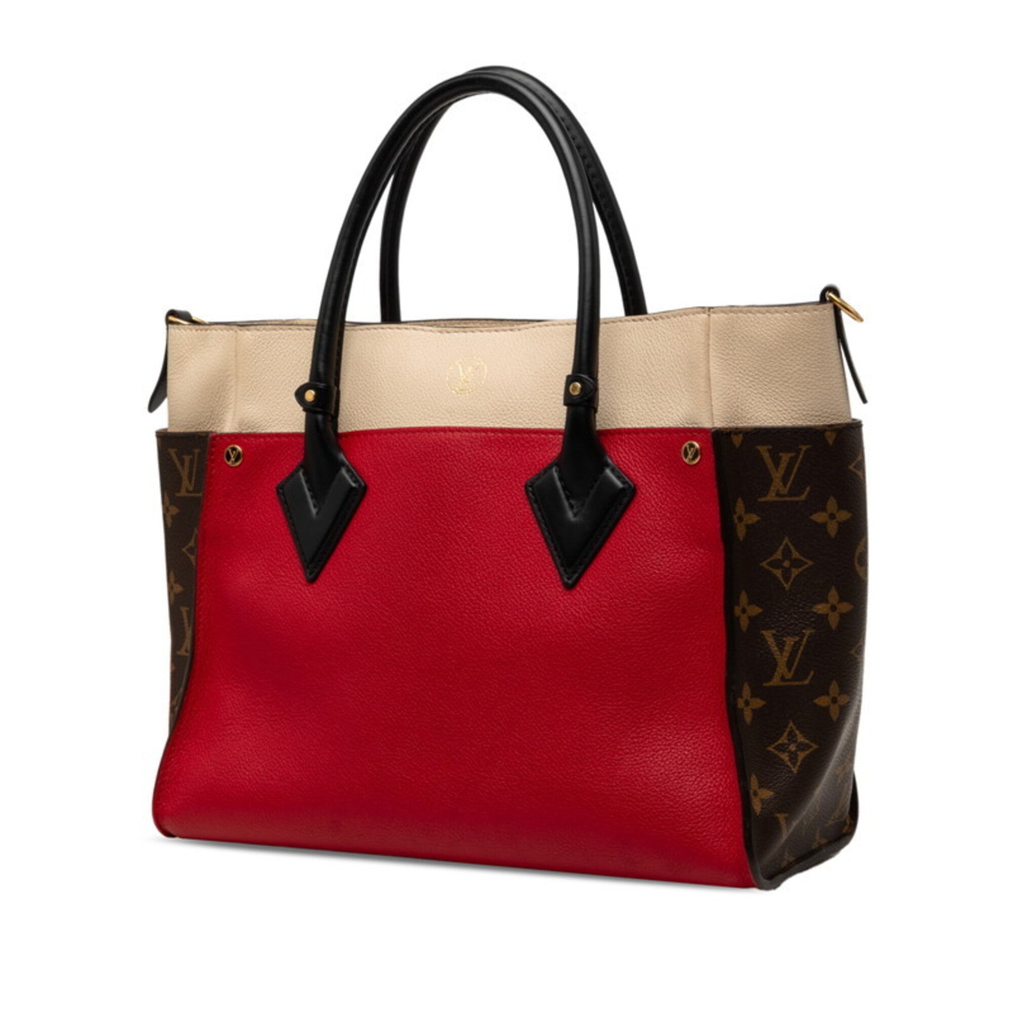 Louis Vuitton Monogram Brown Pvc Leather Handbag Shoulder Bag (Pre-Owned)