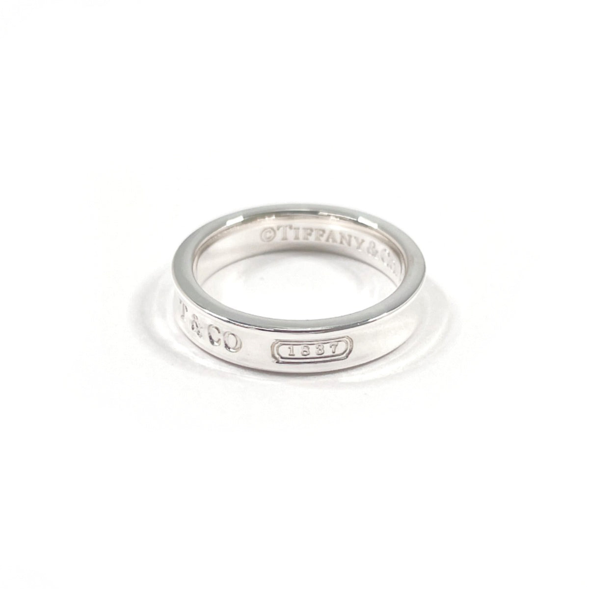 Tiffany Silver Silver 925 Band Ring (Pre-Owned)