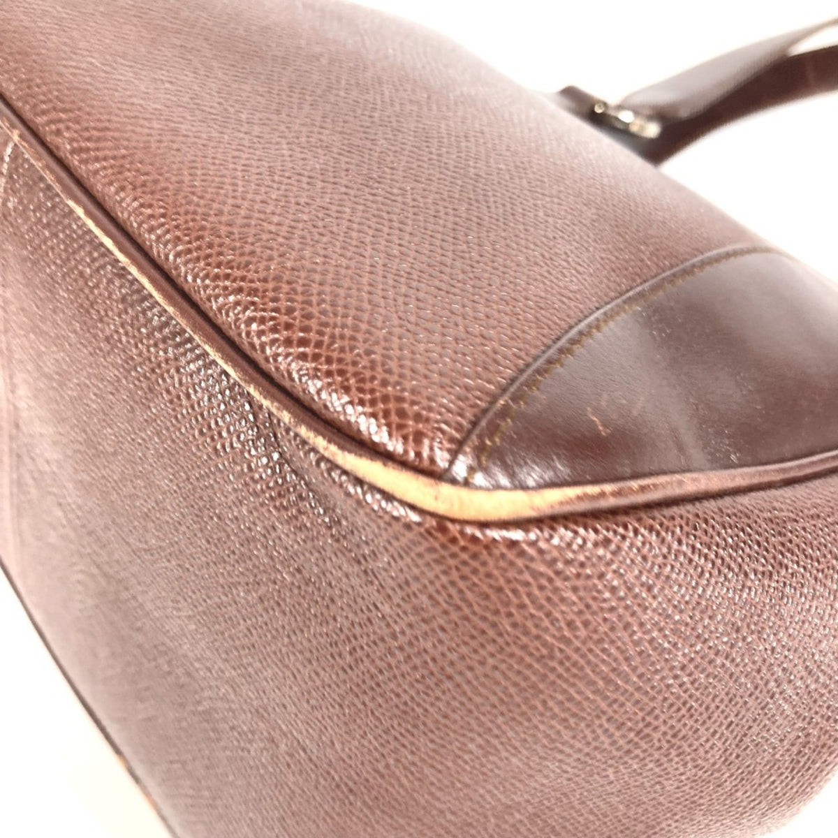 Bvlgari Leather Handbag Shoulder Bag (Pre-Owned)