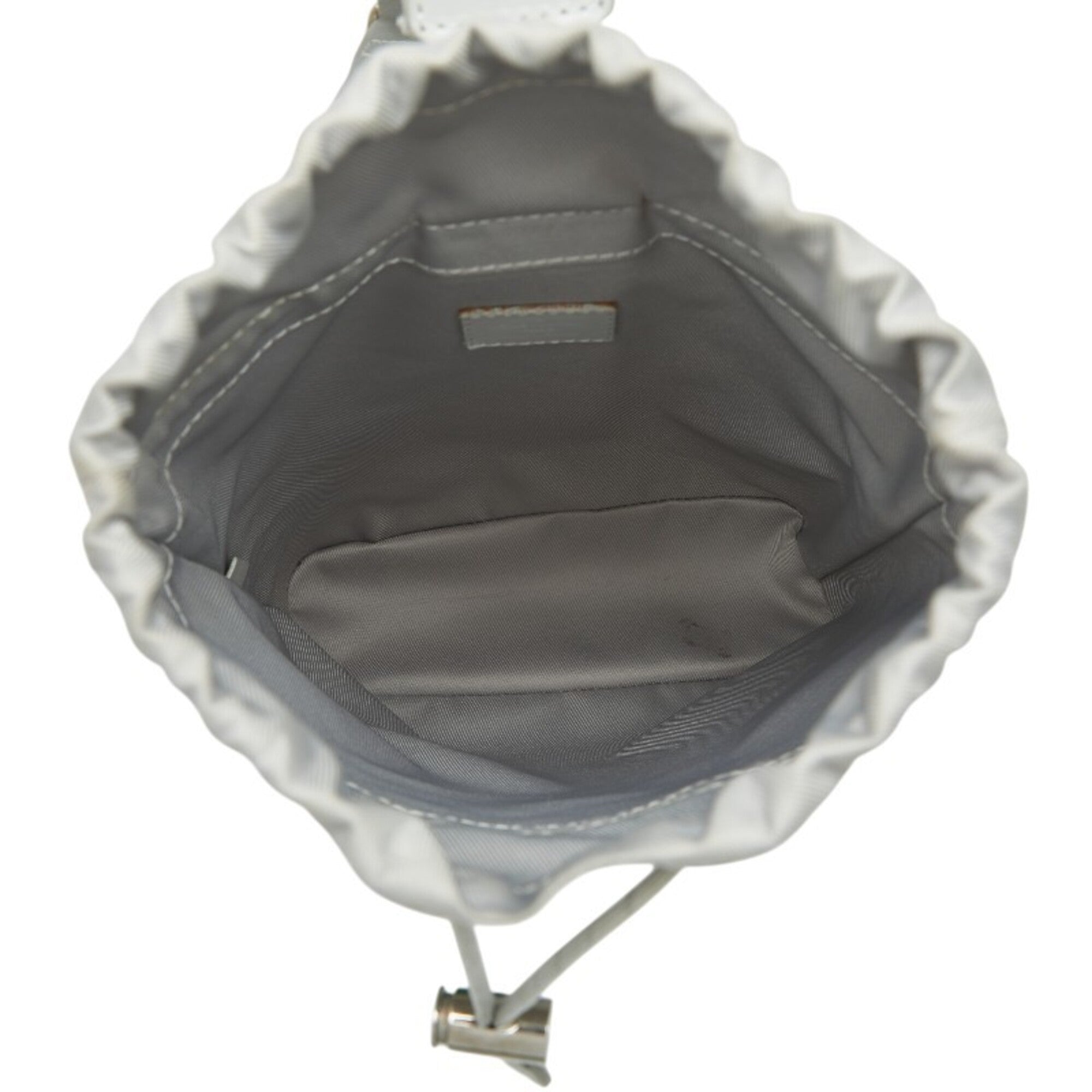 Louis Vuitton Blanc Gray White Pvc Leather Shoulder Bag Sling Bag (Pre-Owned)