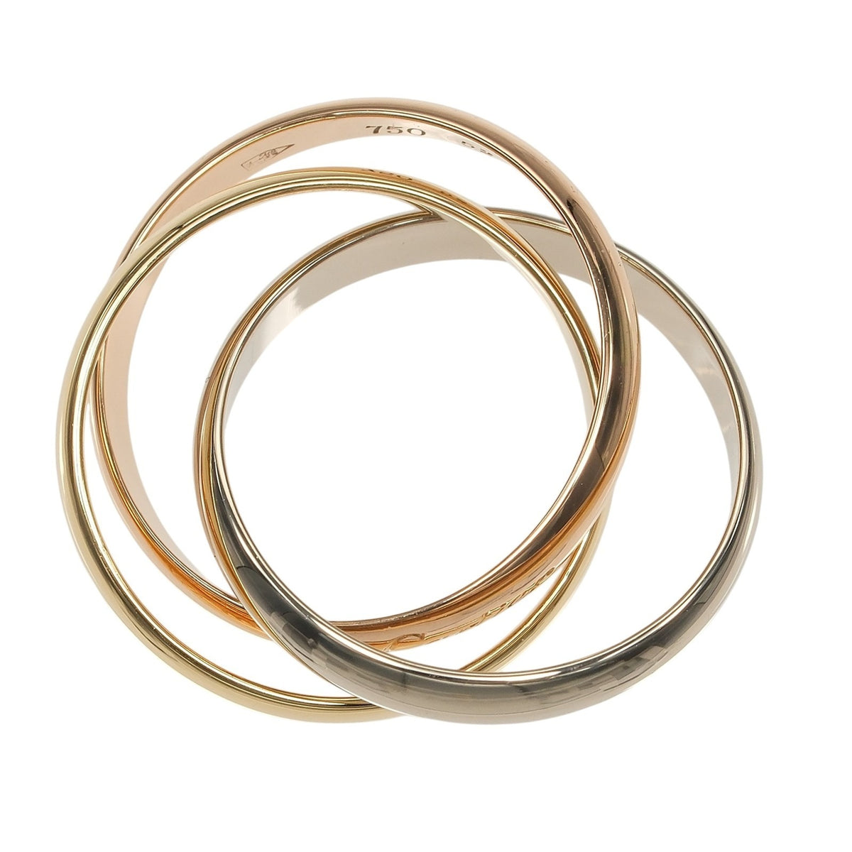 Cartier Trinity Yellow Gold (18K) Pink Gold (18K) White Gold (18K) Band Ring (Pre-Owned)