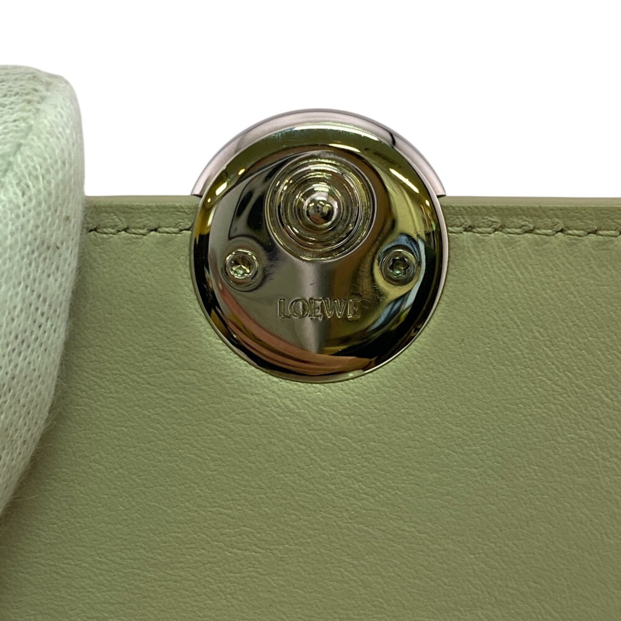 Loewe Beige Leather Wallet (Tri-Fold) (Pre-Owned)