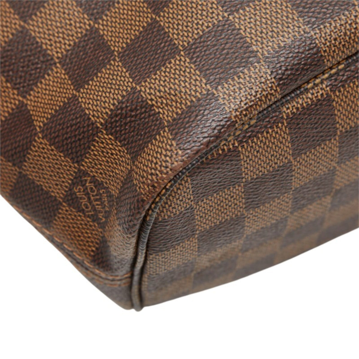 Louis Vuitton Brown Pvc Leather Handbag Tote Bag (Pre-Owned)