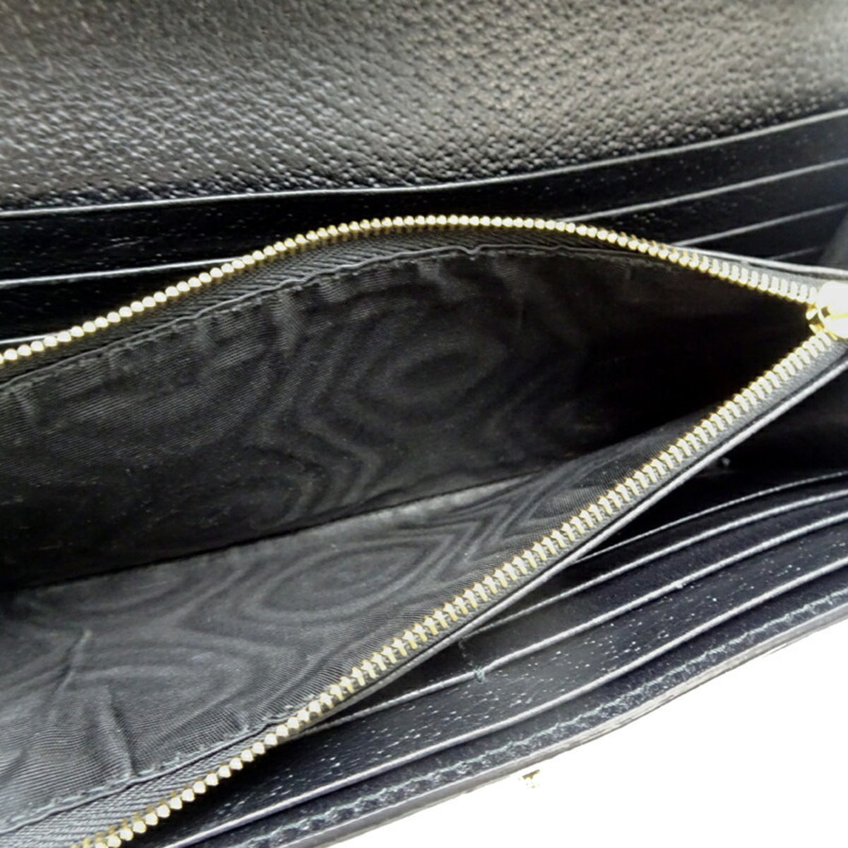 Gucci Black Gg Canvas Chain/Shoulder Wallet (Pre-Owned)