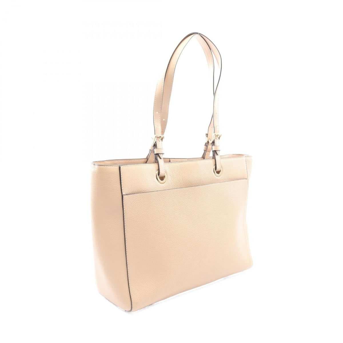 Michael Kors Beige Leather Handbag Tote Bag Weekend Bag (Pre-Owned)
