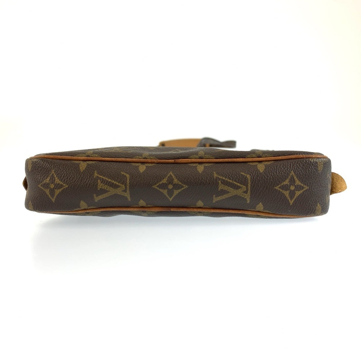 Louis Vuitton Monogram Brown Pvc Leather Pochette Shoulder Bag (Pre-Owned)