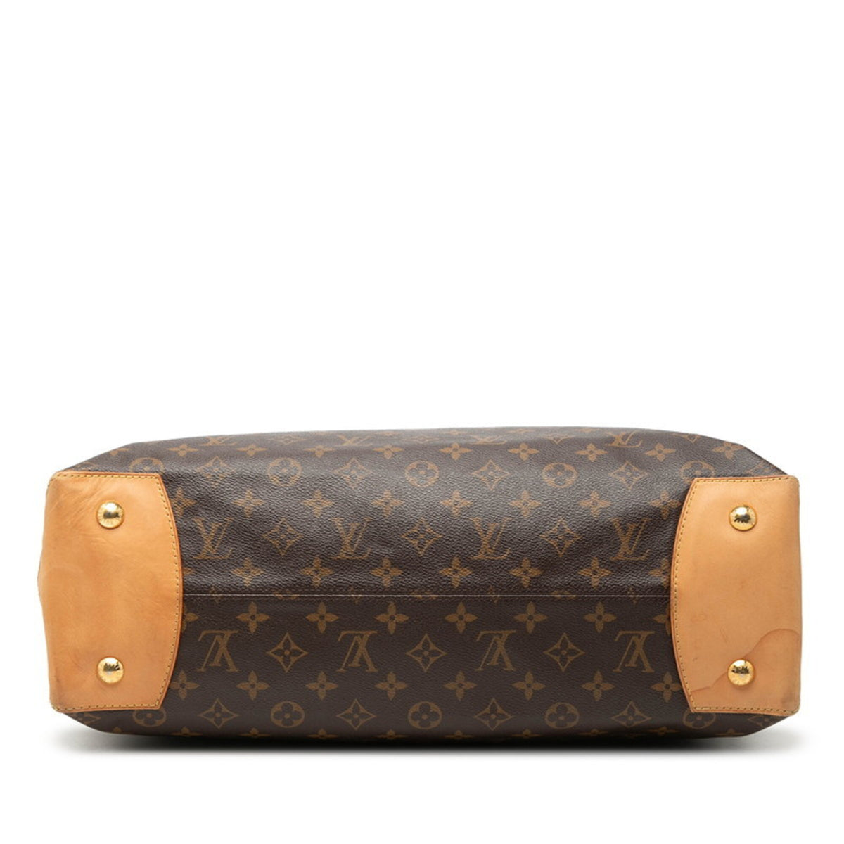 Louis Vuitton Brown Pvc Leather Shoulder Bag Tote Bag (Pre-Owned)
