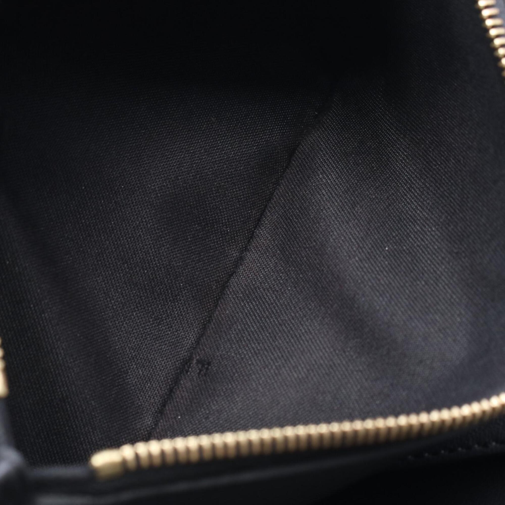 Fendi Black Leather Long Wallet (Bi-Fold) (Pre-Owned)
