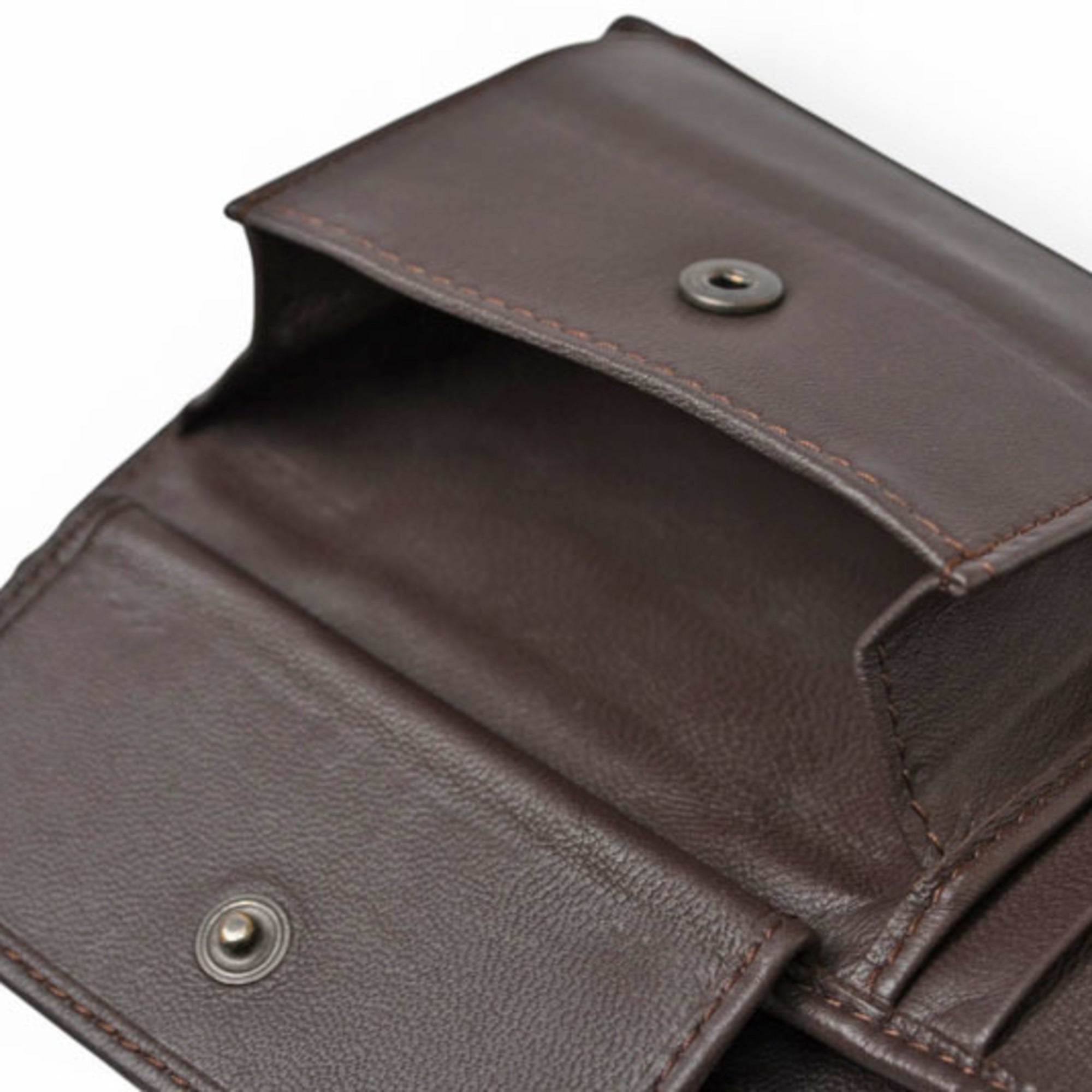 Bottega Veneta Intrecciato Dark Brown Wallet (Bi-Fold) (Pre-Owned)