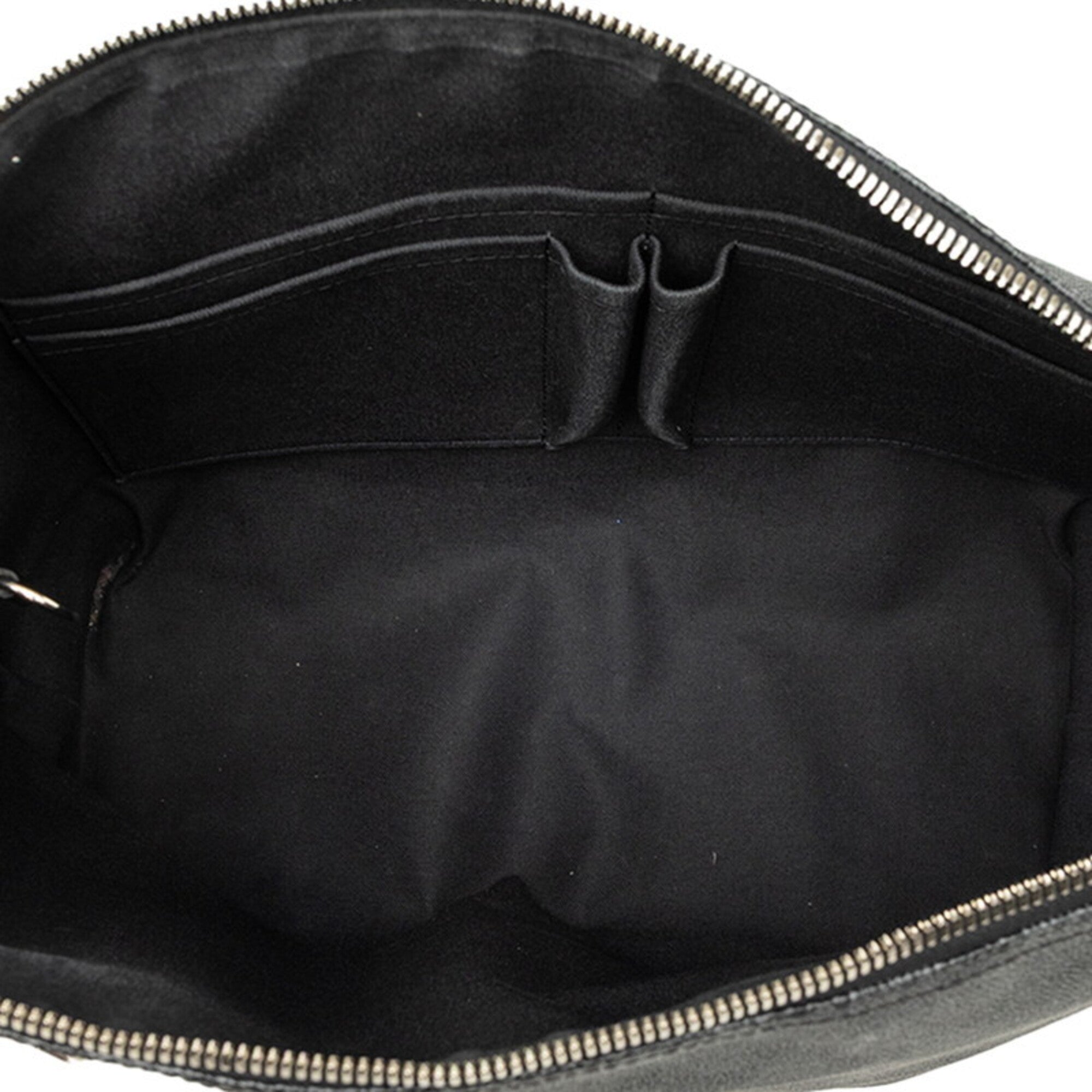 Louis Vuitton Black Pvc Leather Shoulder Bag (Pre-Owned)