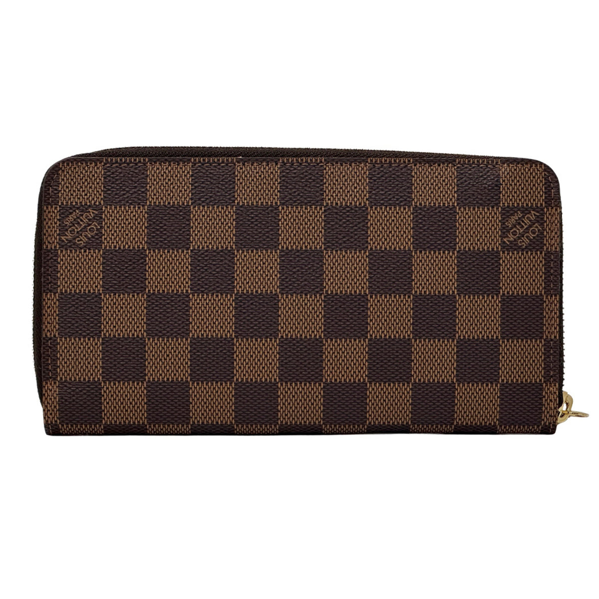 Louis Vuitton Damier Brown Ebene Damier Canvas Long Wallet (Bi-Fold) (Pre-Owned)