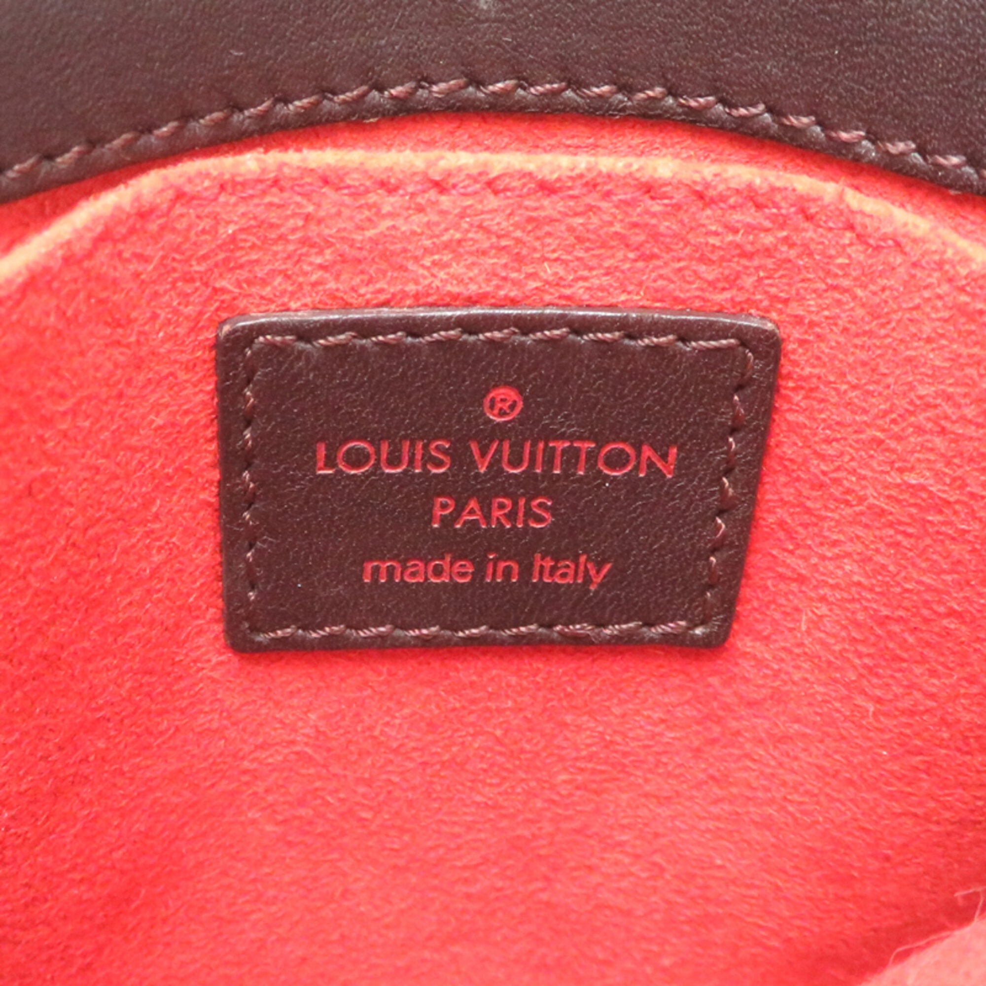Louis Vuitton Brown Ebene Leather Shoulder Bag (Pre-Owned)