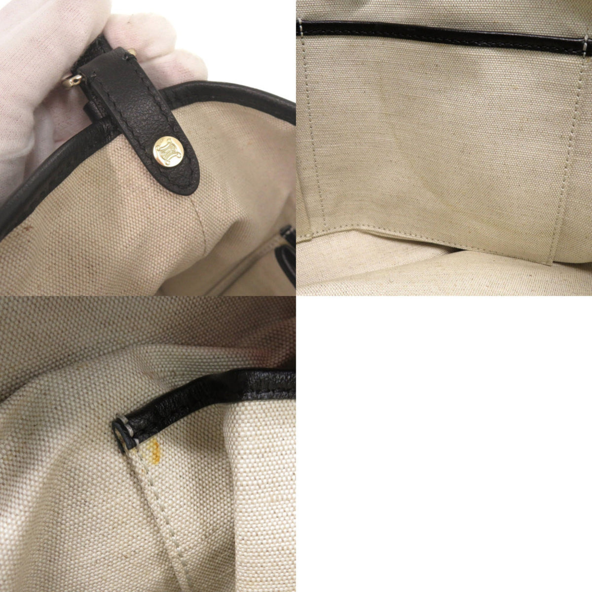 Celine Black Pvc Leather Tote Bag (Pre-Owned)