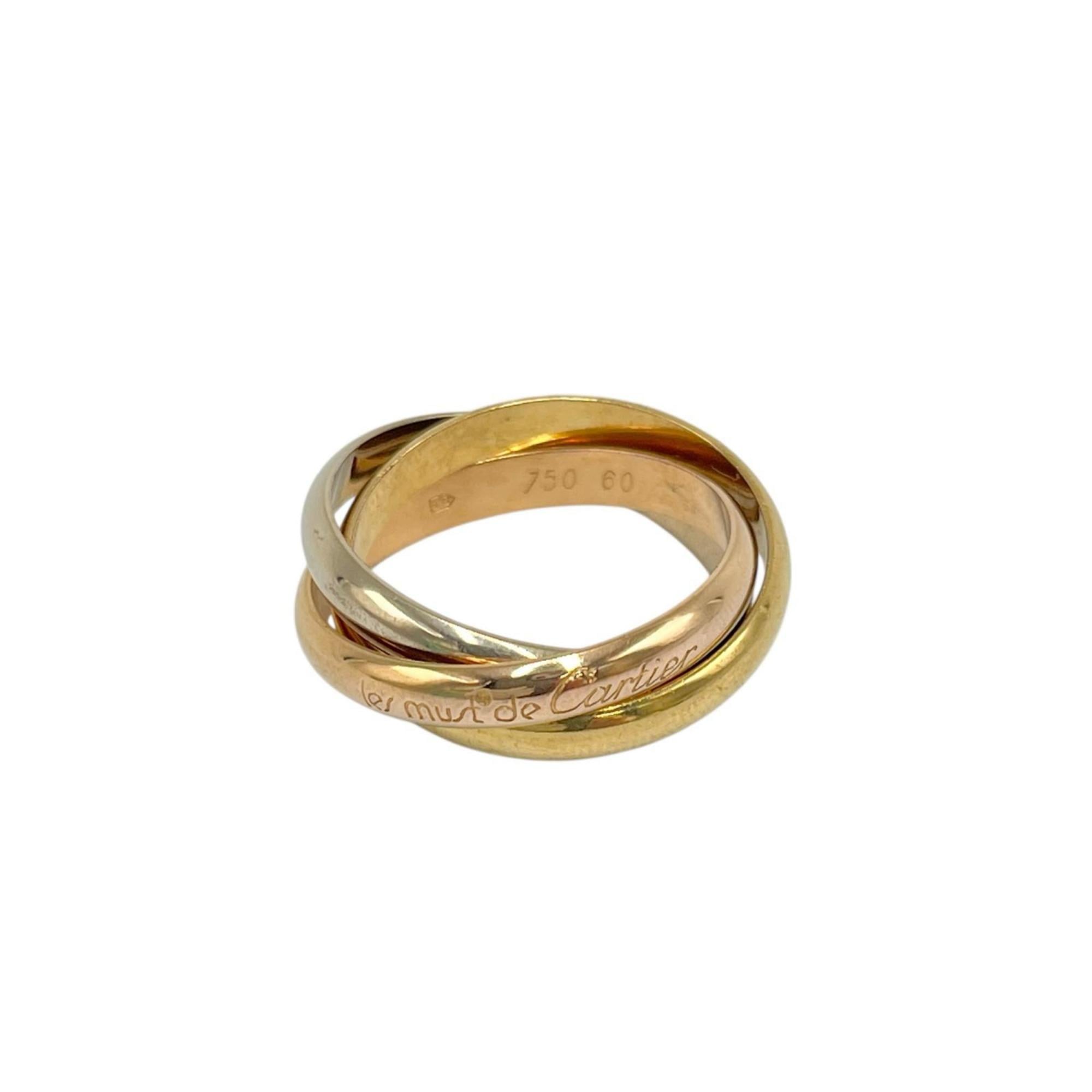 Cartier Gold Silver Pink Gold Yellow Gold (18K) Pink Gold (18K) White Gold (18K) Band Ring (Pre-Owned)