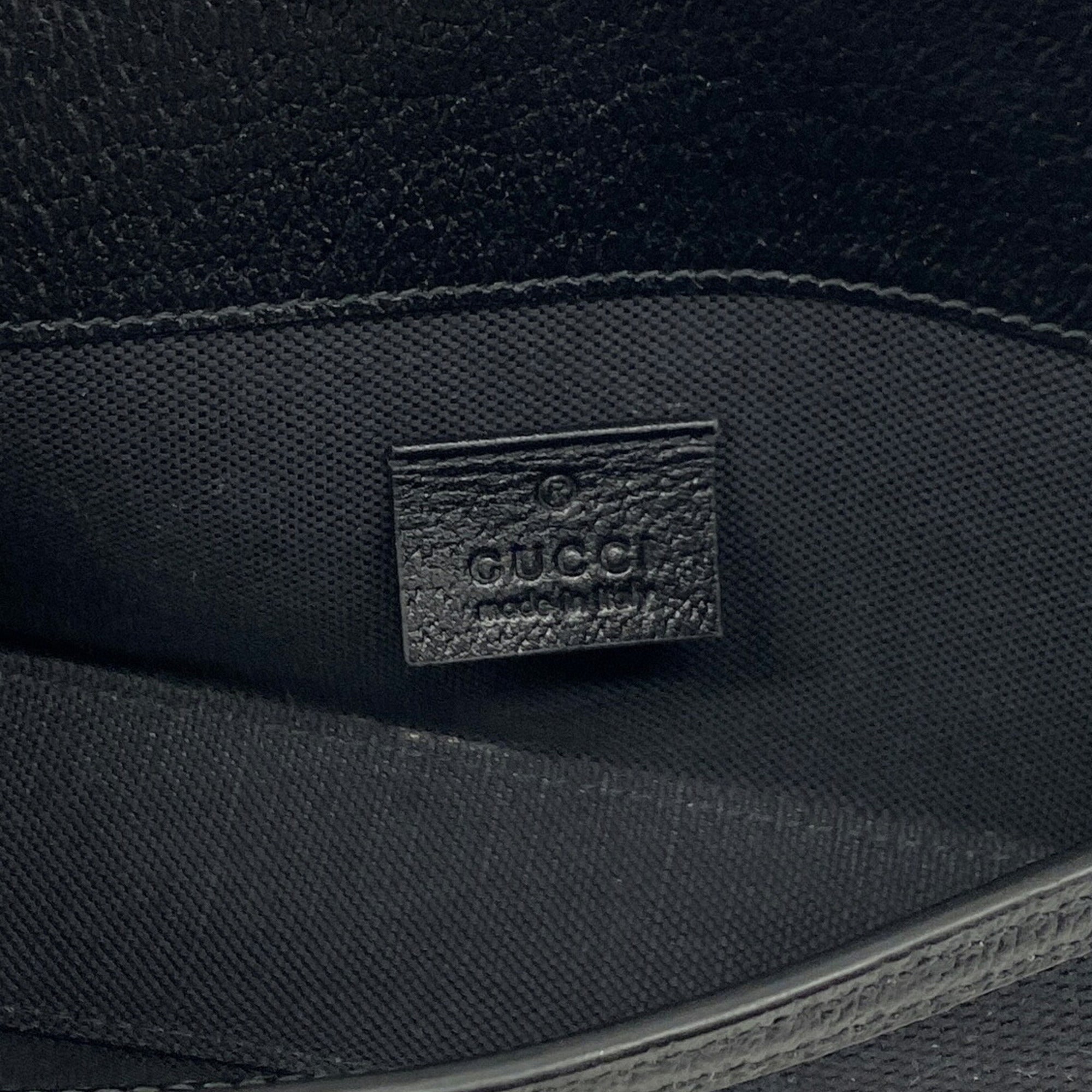 Gucci Black Canvas Shoulder Bag (Pre-Owned)